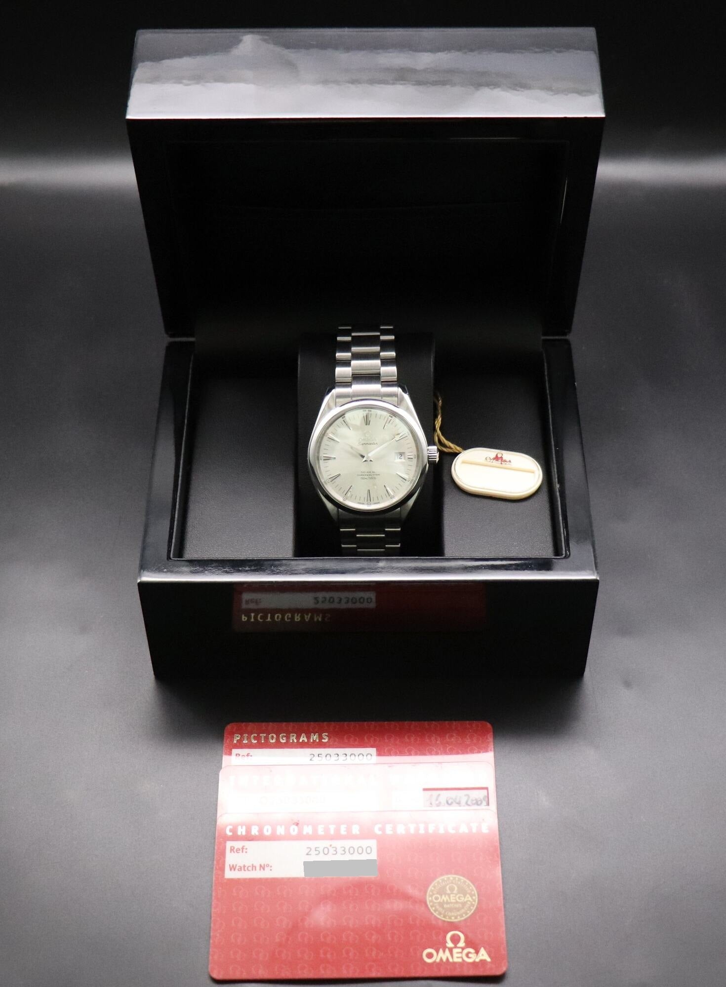 Omega Seamaster Aqua Terra 2503.30 Papers 2009