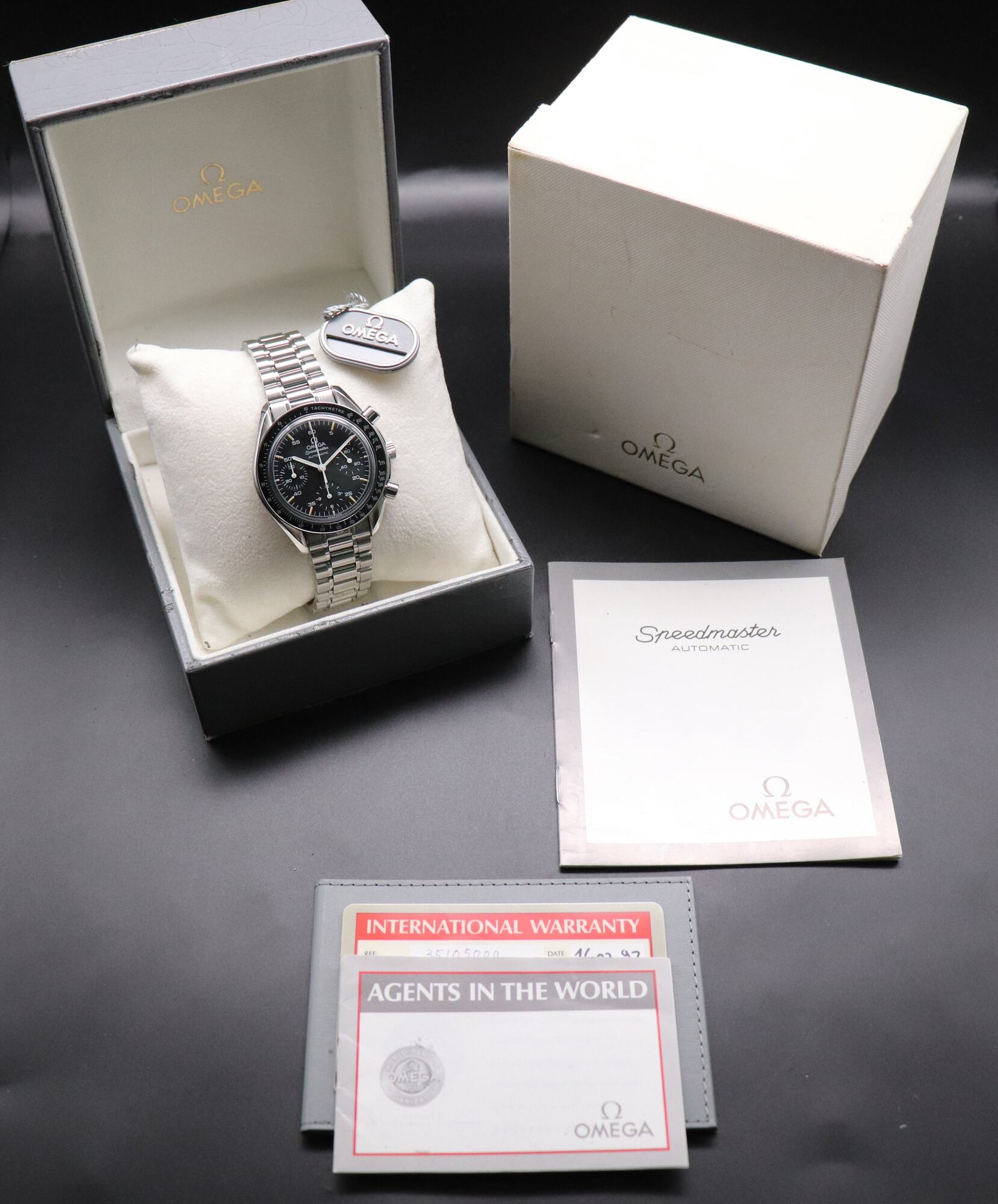 Omega Speedmaster Reduced 3510.50 Fullset 1992 Box+Papers