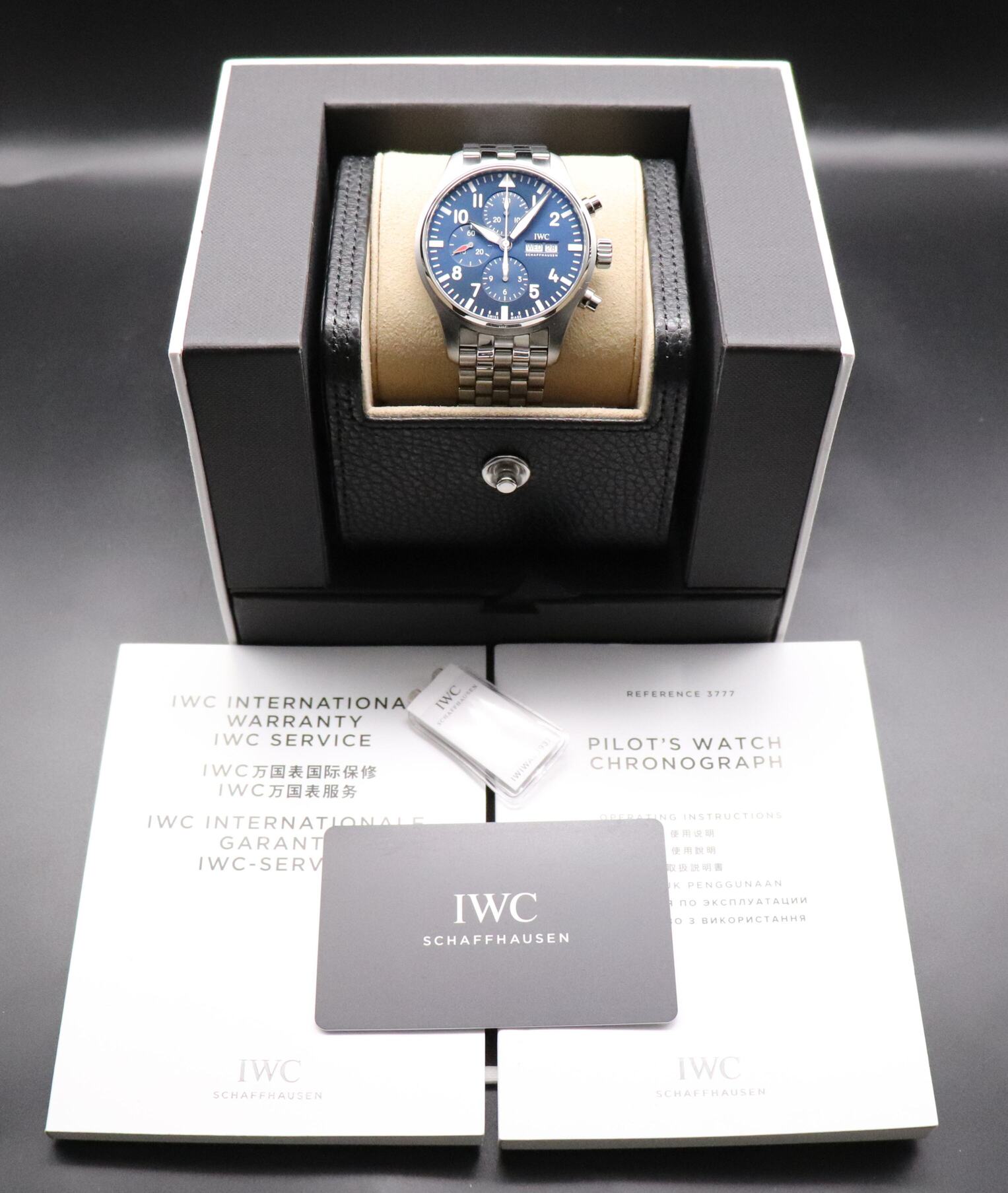 IWC Pilot's Watch Chronograph IW377717 Fullset 2020 Box+Papers
