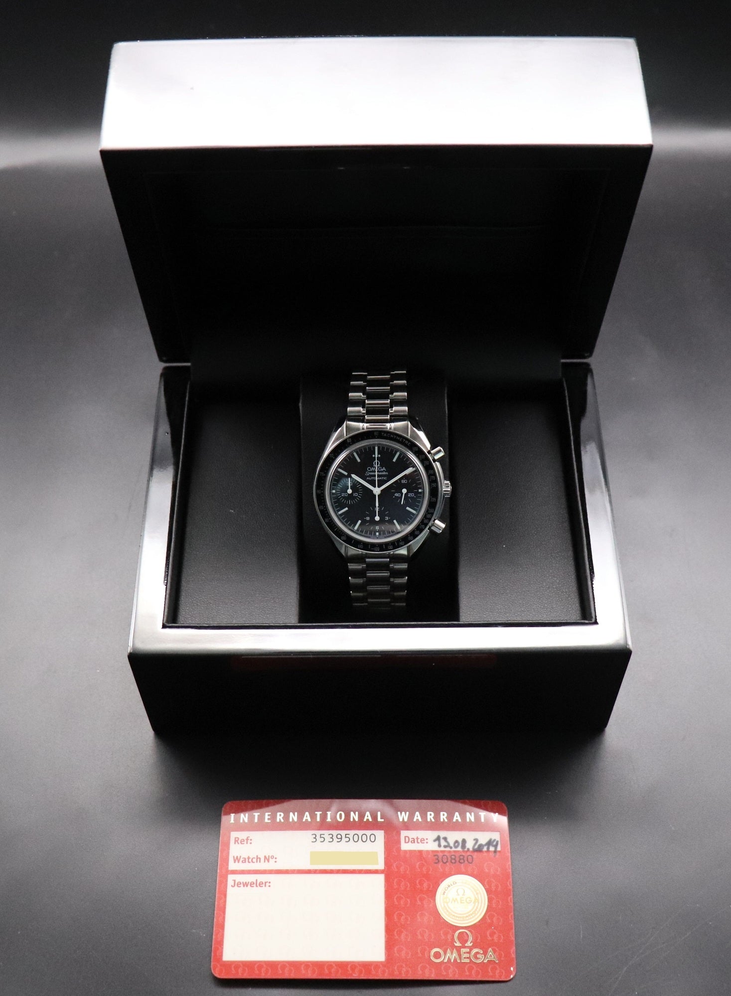 Omega Speedmaster Reduced 3539.50 Papers 2014