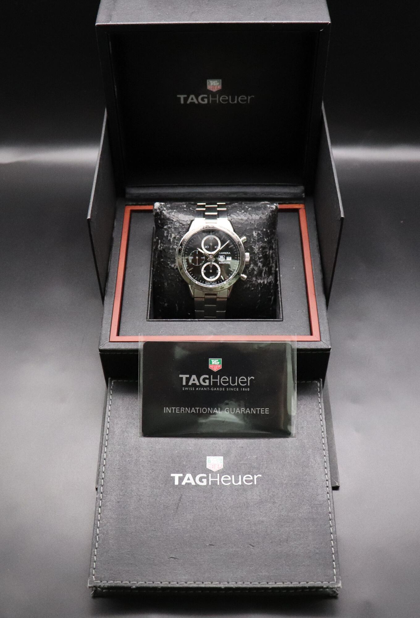 Tag Heuer Carrera Calibre 16 CV2016.BA0786 Fullset 2007 Box+Papers