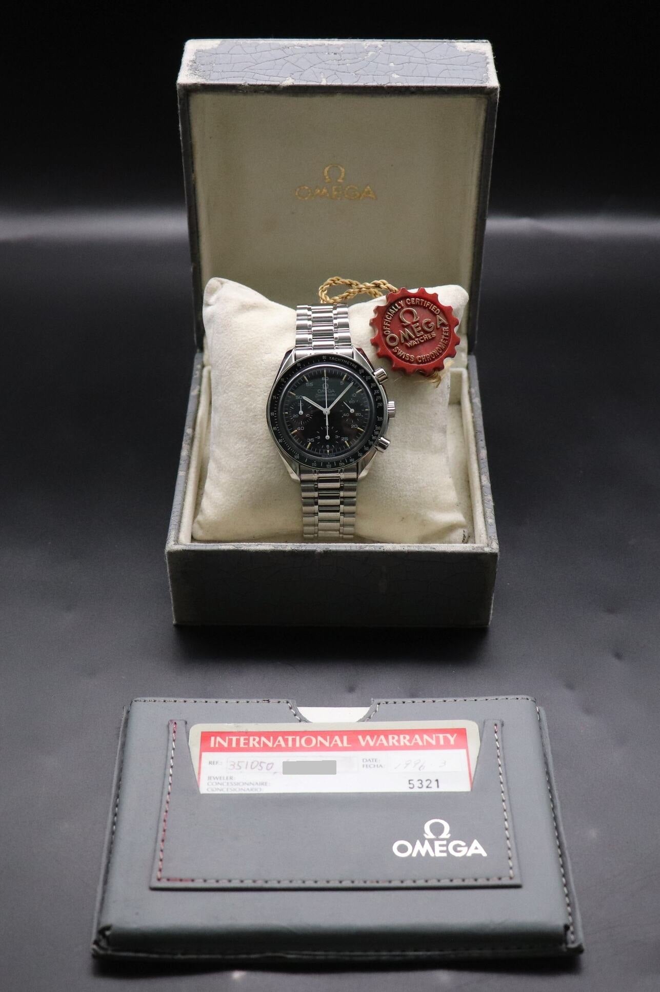 Omega Speedmaster Reduced 3510.50 Fullset 1996 Box+Papers