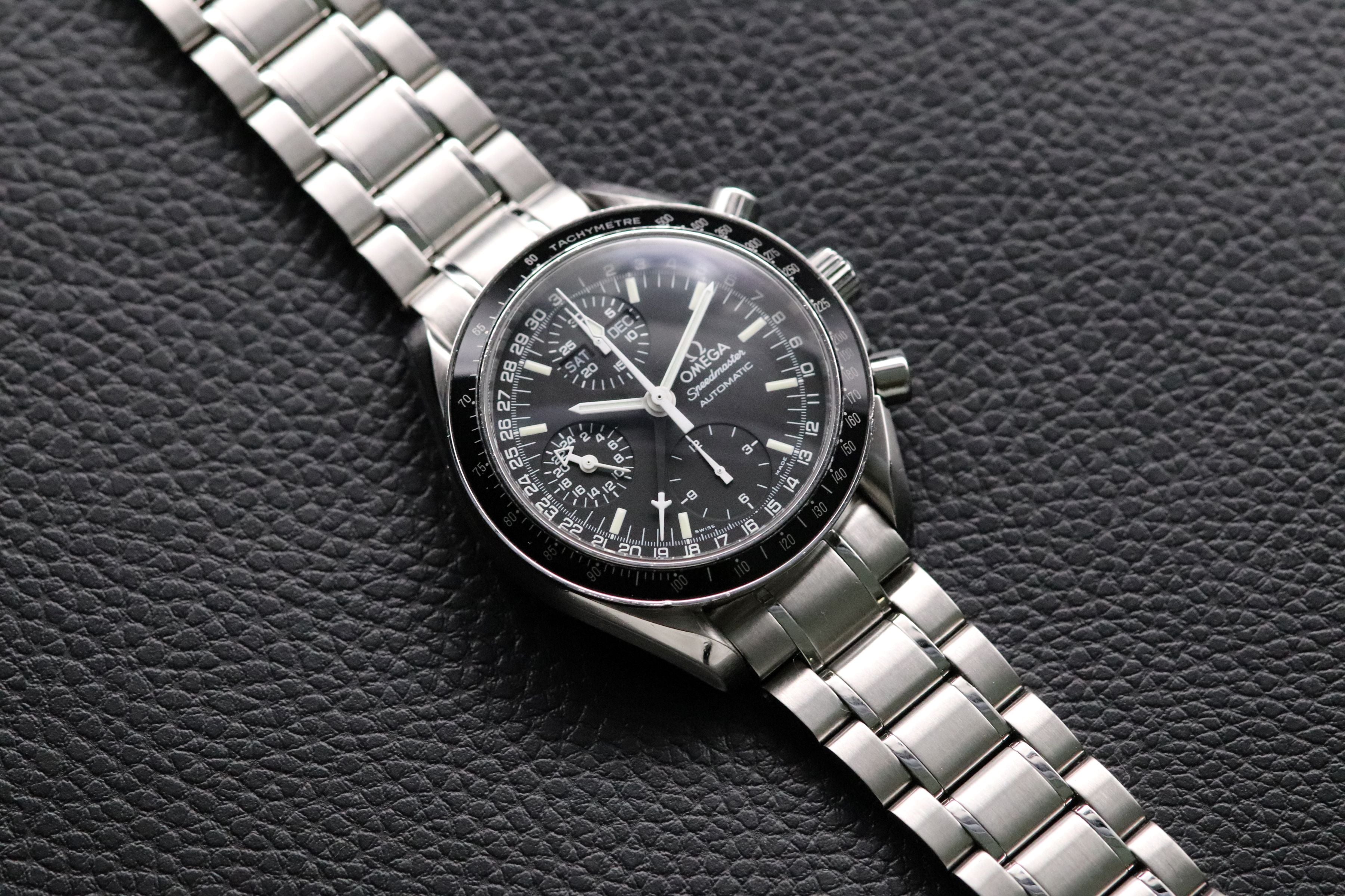 Omega Speedmaster Day Date 3520.50 Black Dial 1998