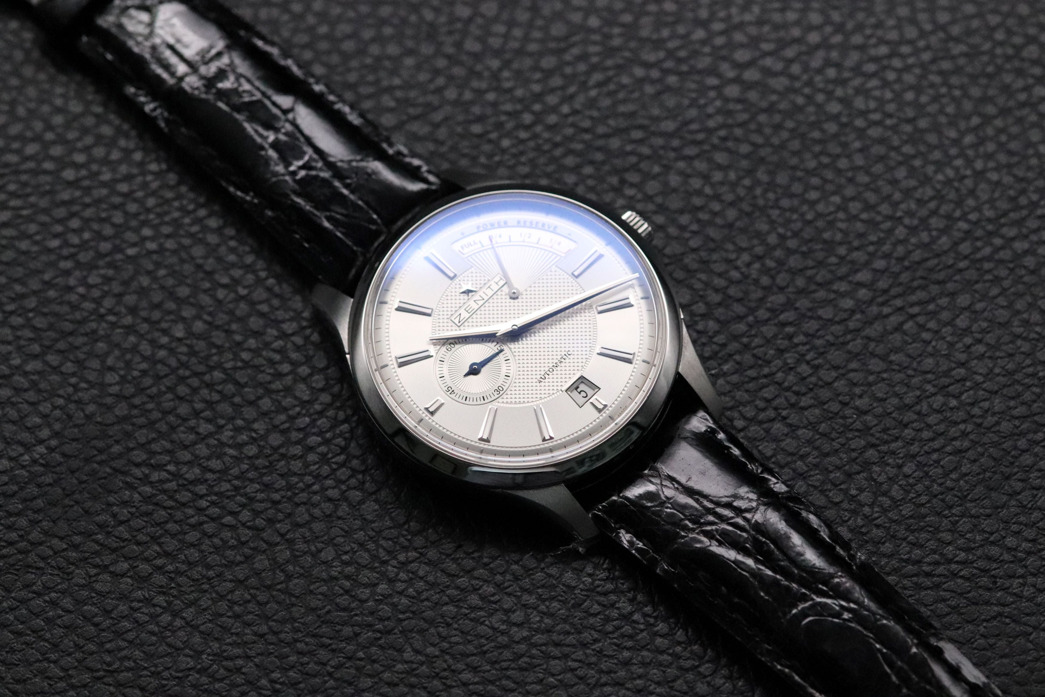 Zenith Captain Power Reserve 03.2120.685 Glass Botton 2013 Papers