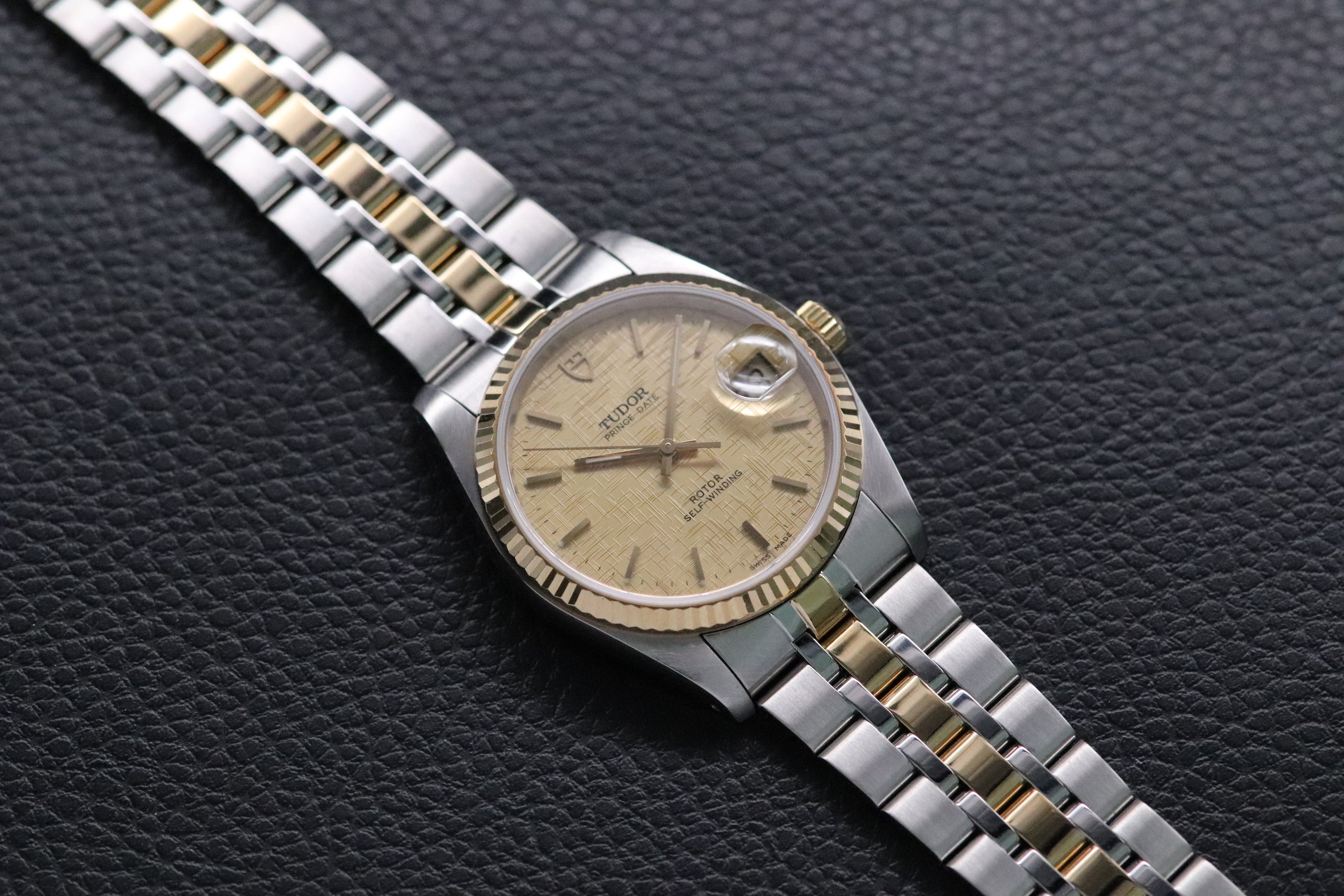 Tudor Prince Date 74033 Gold Dial 2005