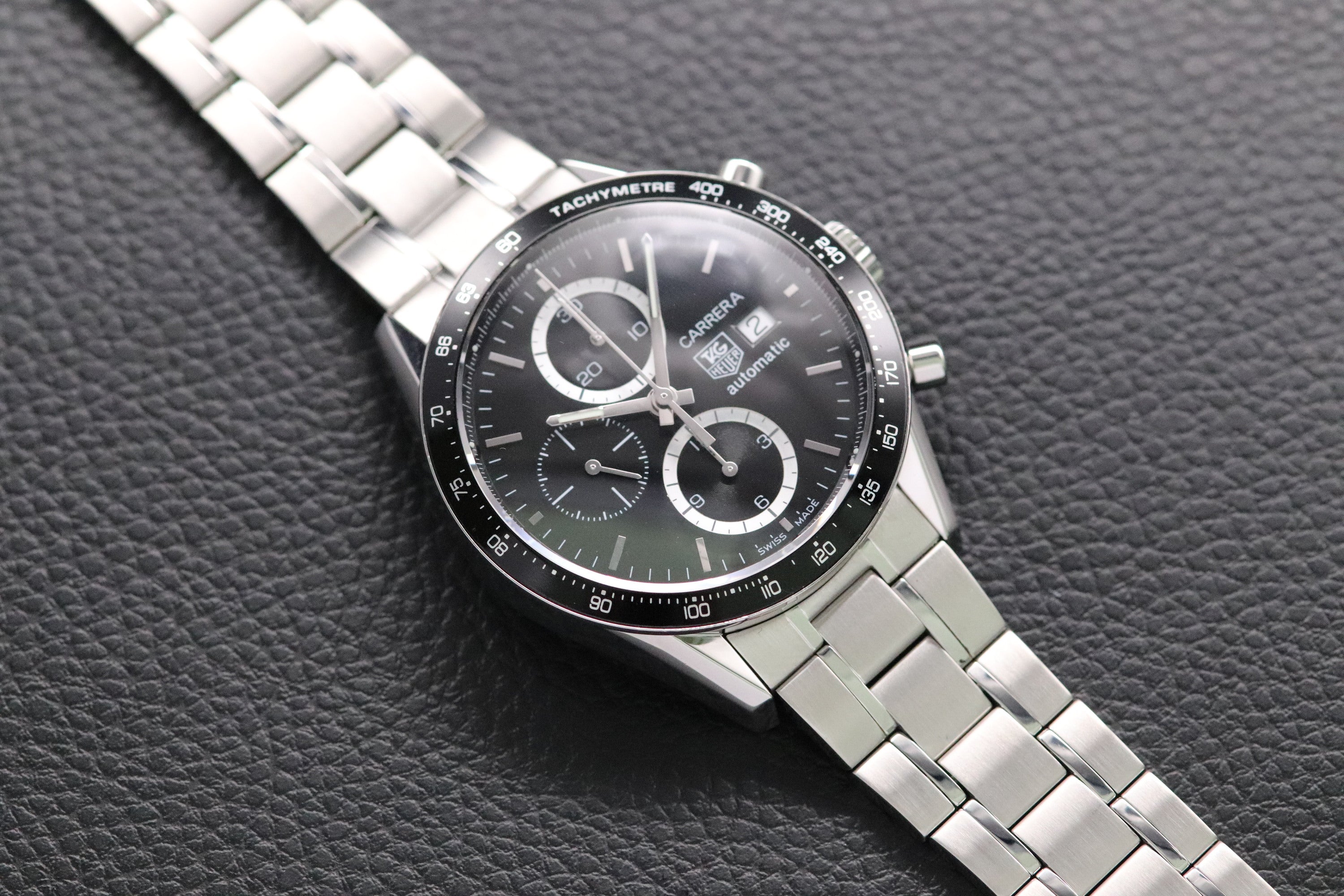 Tag Heuer Carrera Caliber 16 CV2010 Black Dial 2015