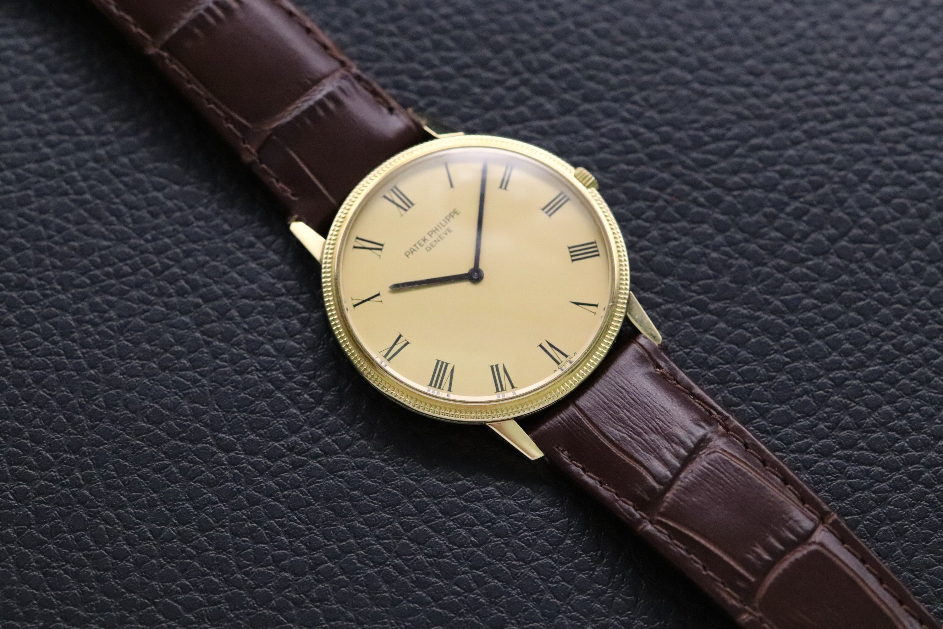 Patek Philippe Calatrava Automatic 3590 Gold 18kt Clous De Paris