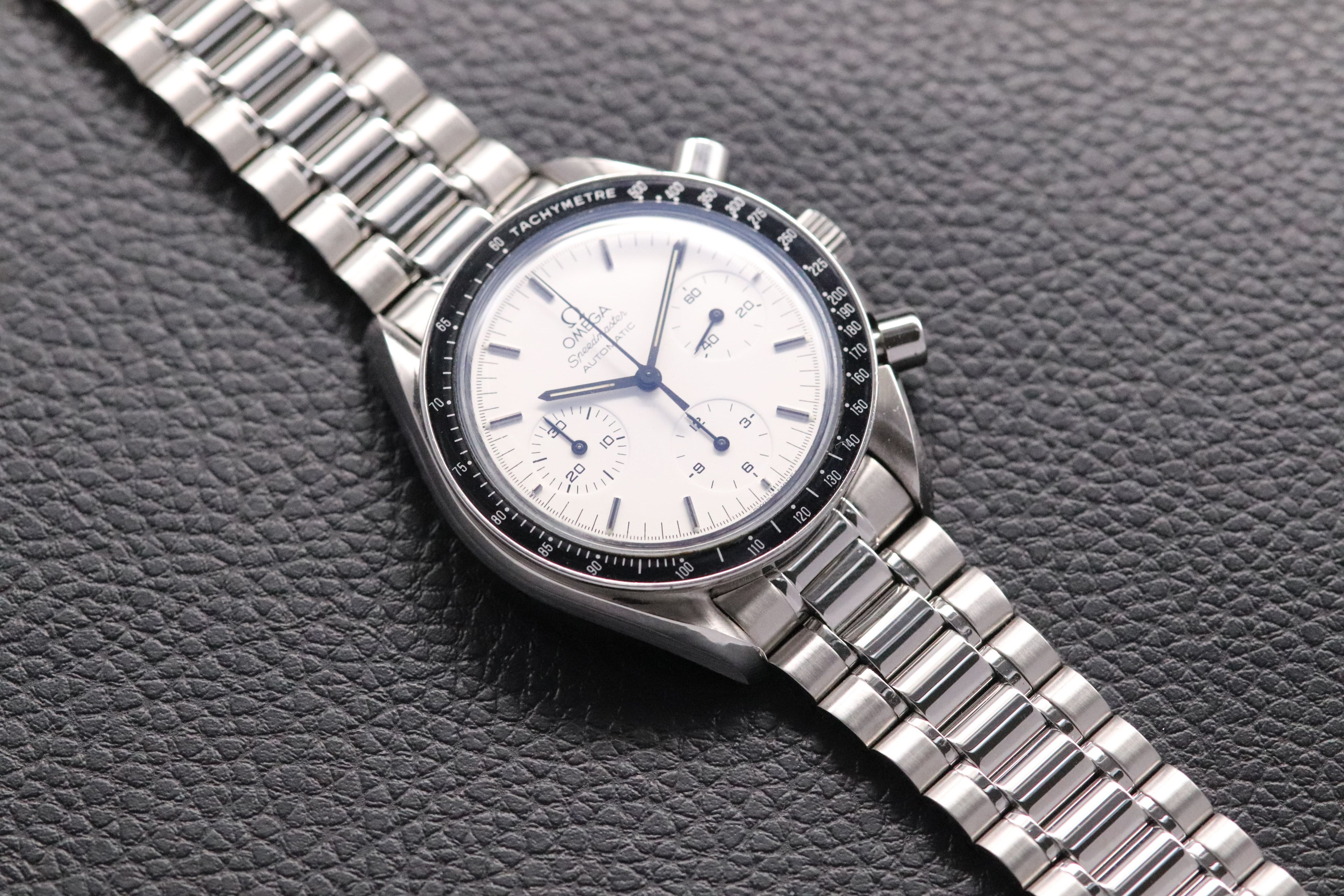 Omega Speedmaster Reduced 3510.20 Albino White Dial 1989