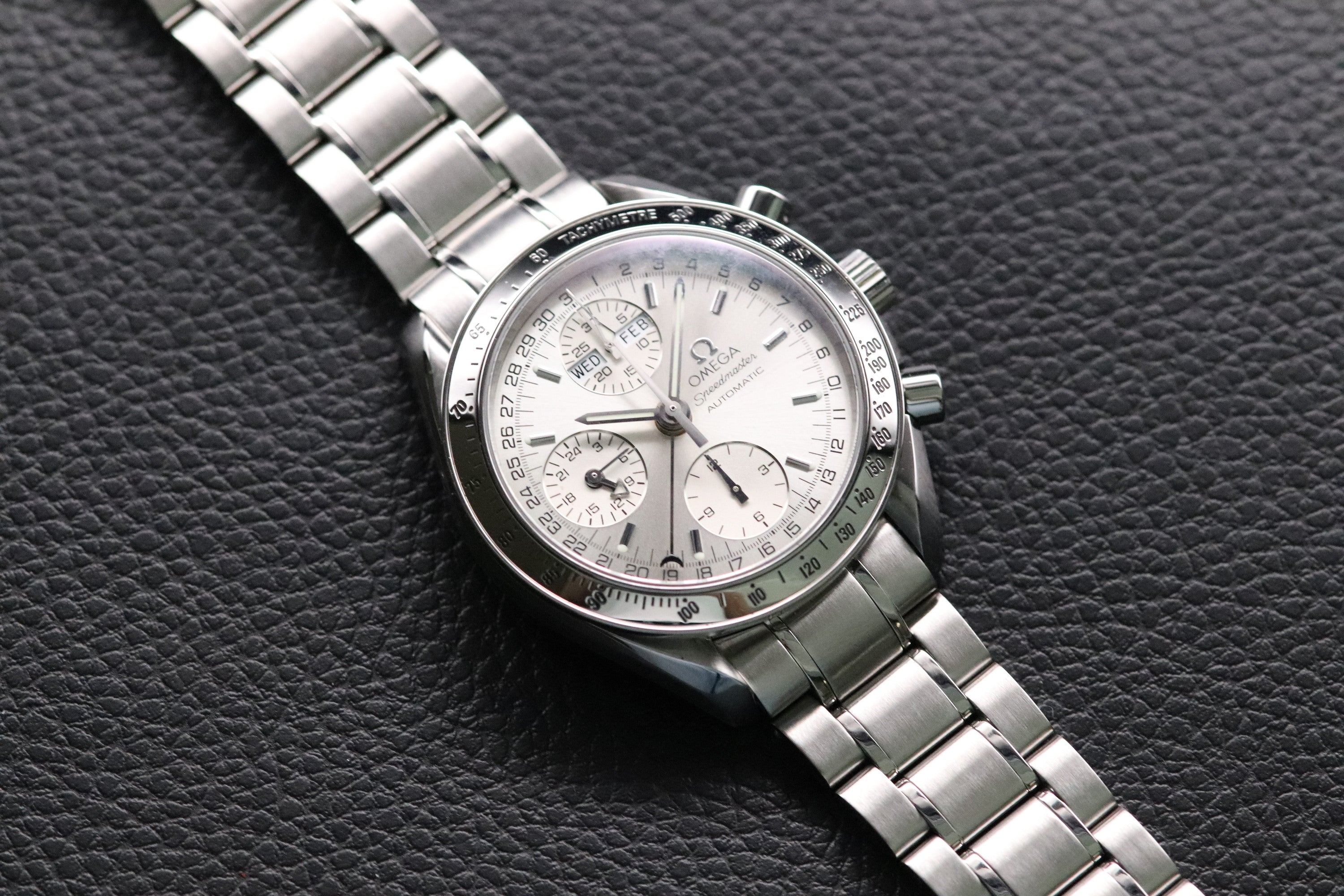 Omega Speedmaster Day Date 3523.30 Silver Dial