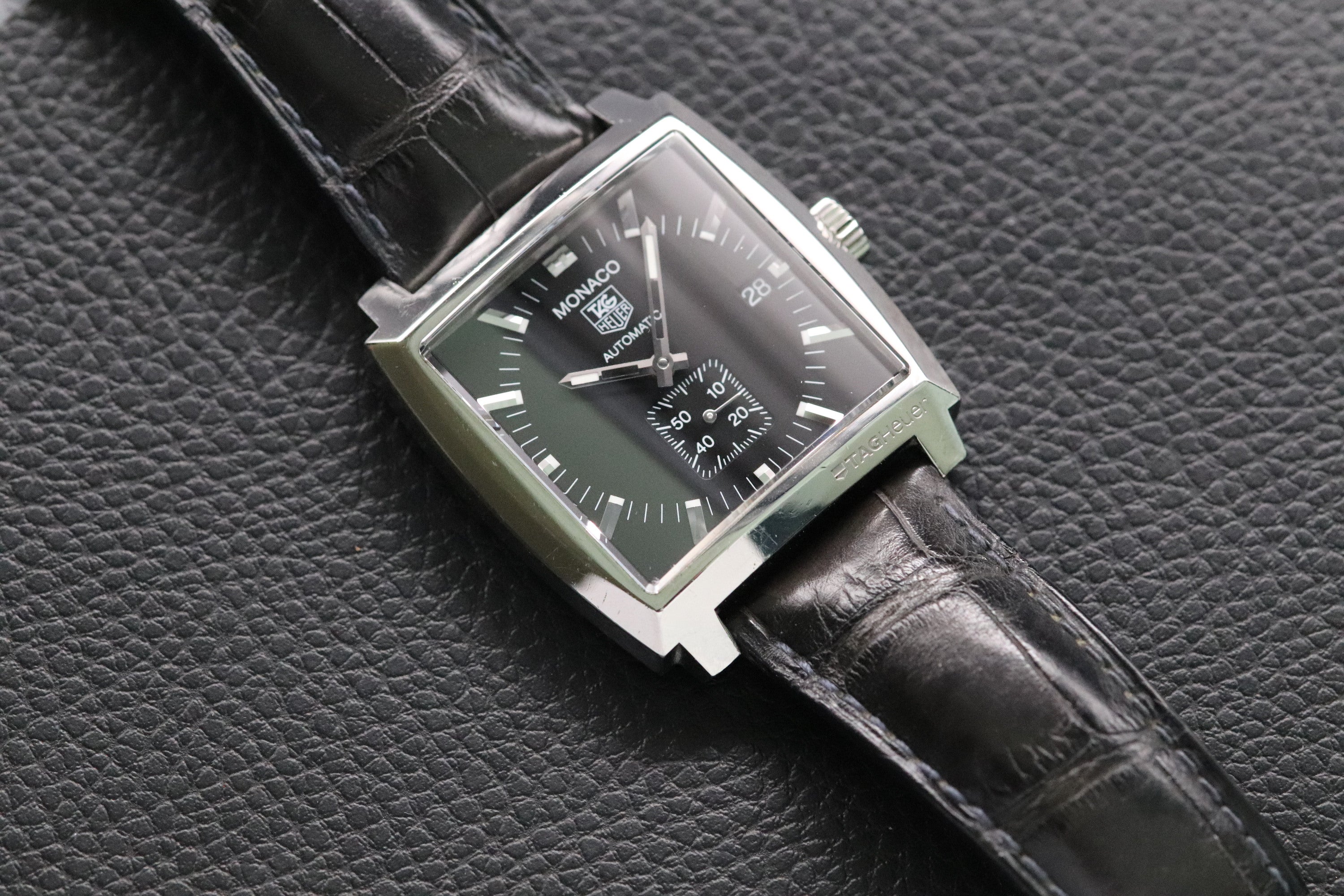 Tag Heuer Monaco WW2110 Black Dial 2010