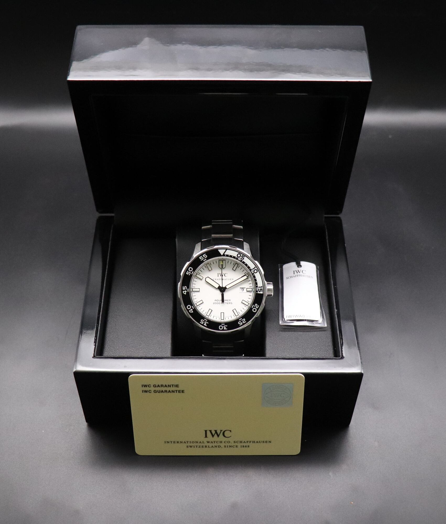 IWC Aquatimer IW356809 Papers 2015 + Rubber Strap