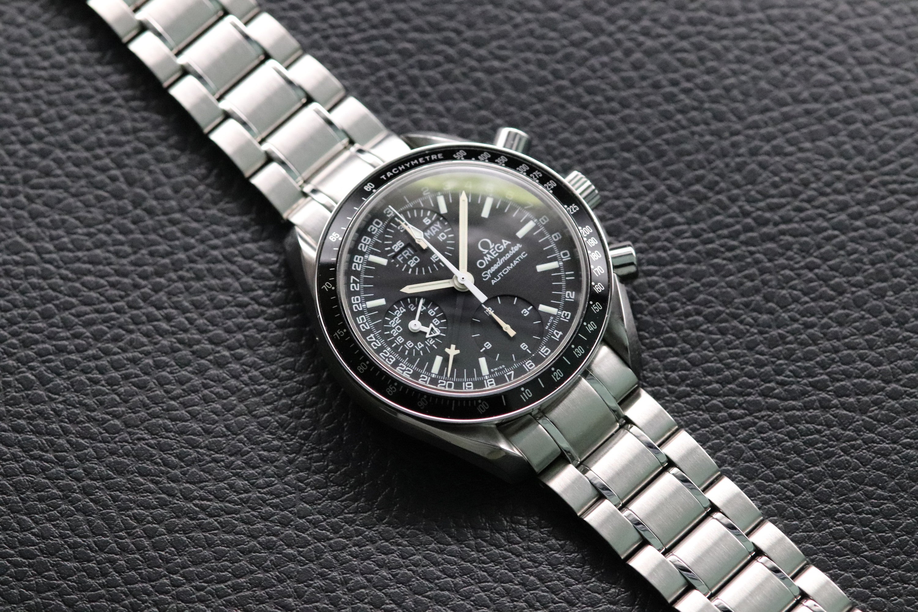 Omega Speedmaster Day Date 3520.50 Black Dial 1998