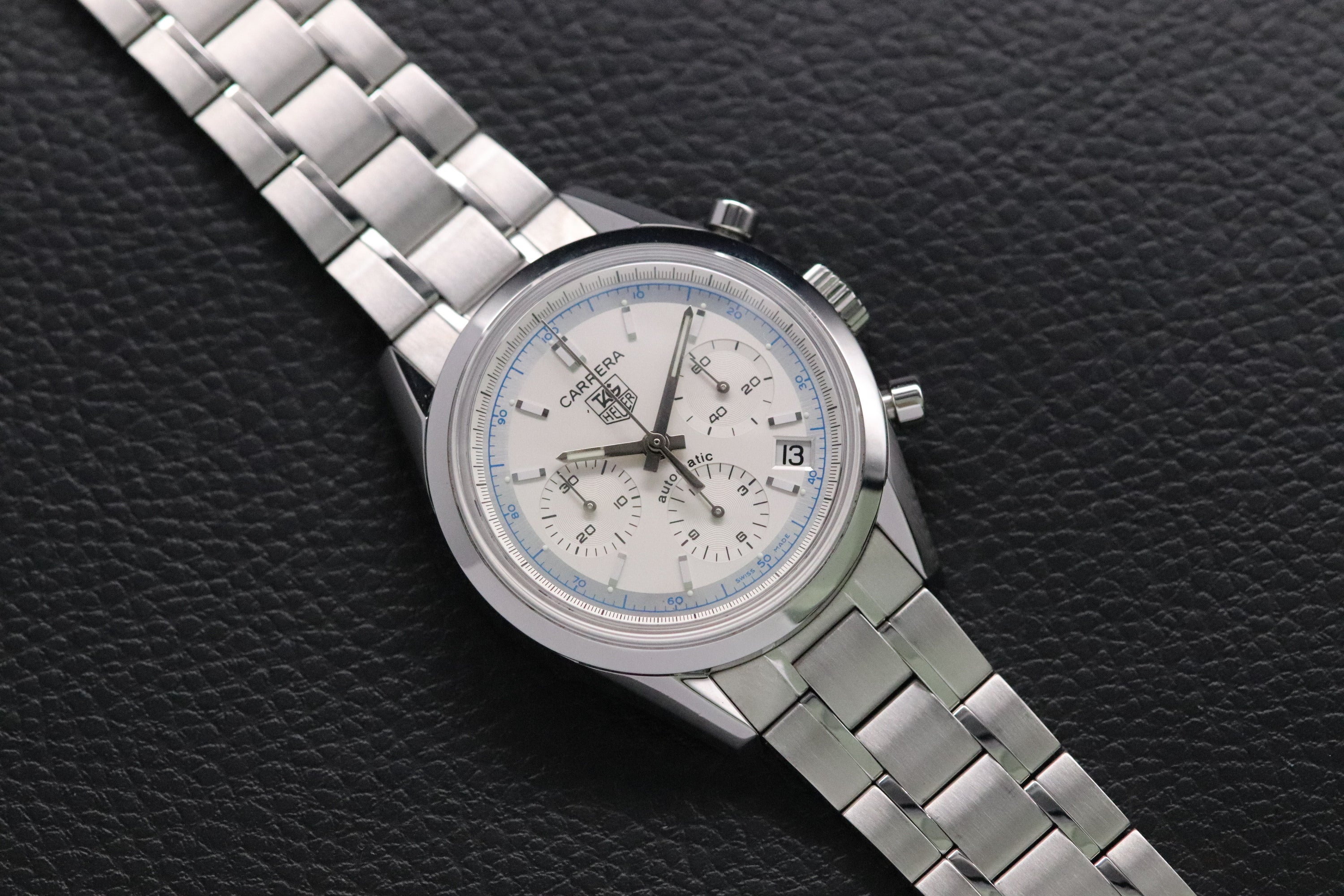Tag Heuer Carrera Caliber 17 CV2110 Silver Dial 2003