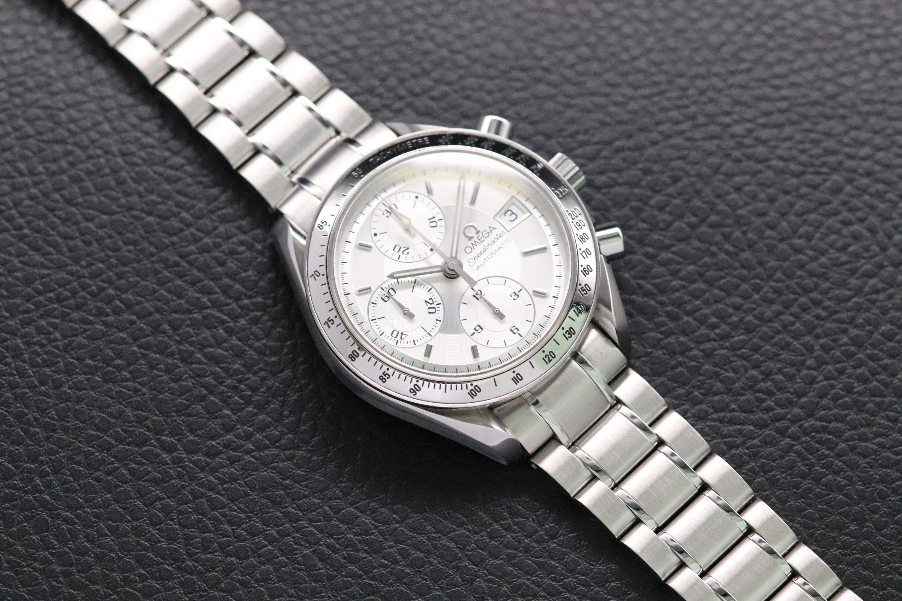 Omega Speedmaster Date 3513.30 Silver Dial 1998