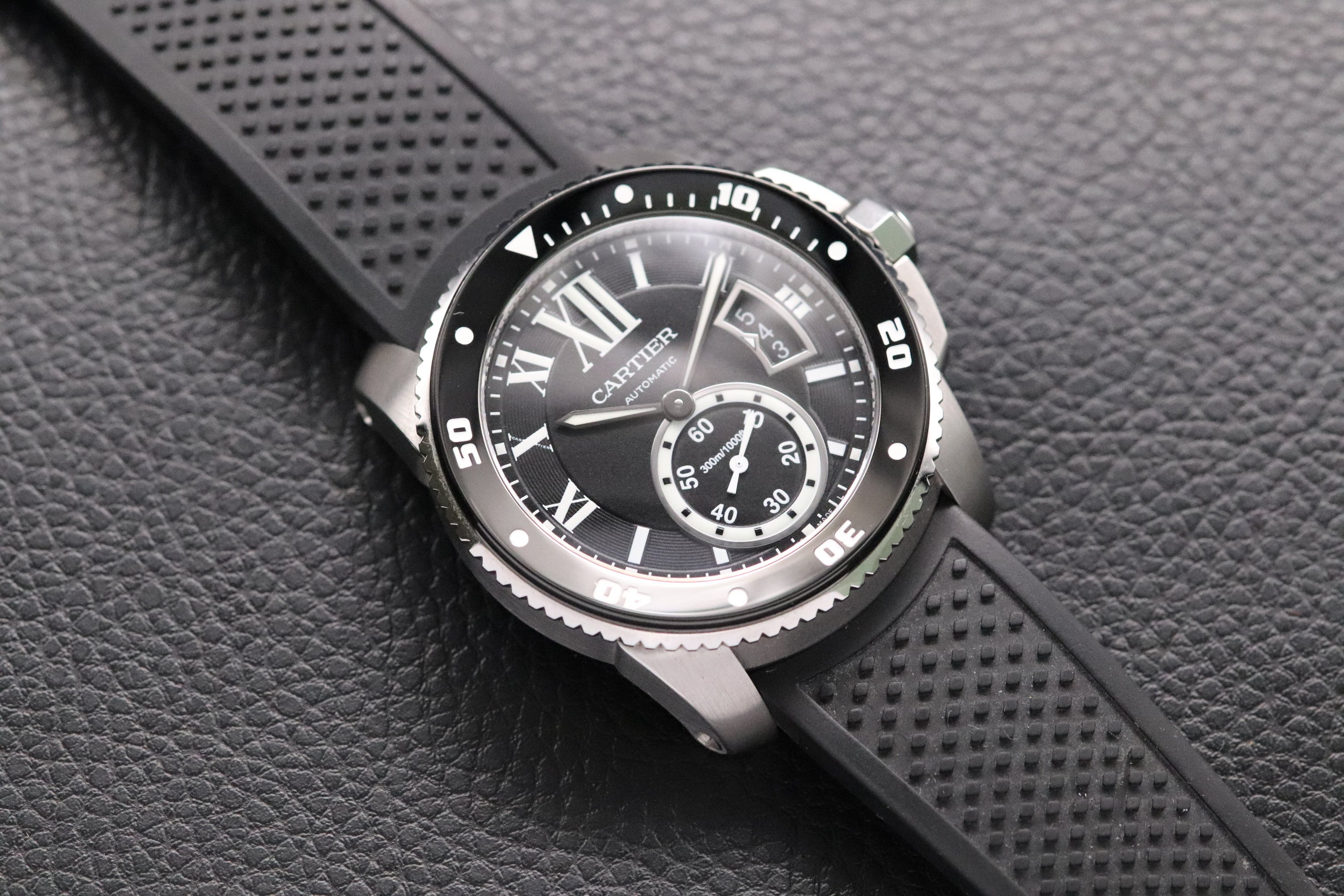 Cartier Calibre de Cartier W7100056 Rubber Strap 2016