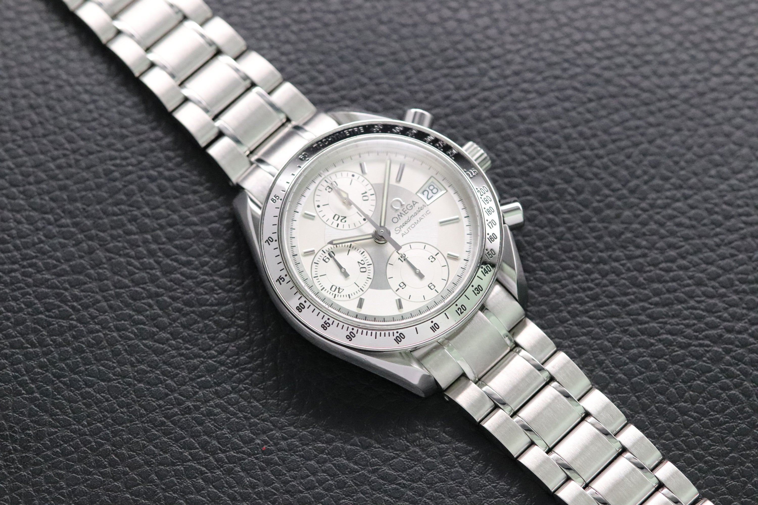 Omega Speedmaster Date 3513.30 Silver Dial 1998