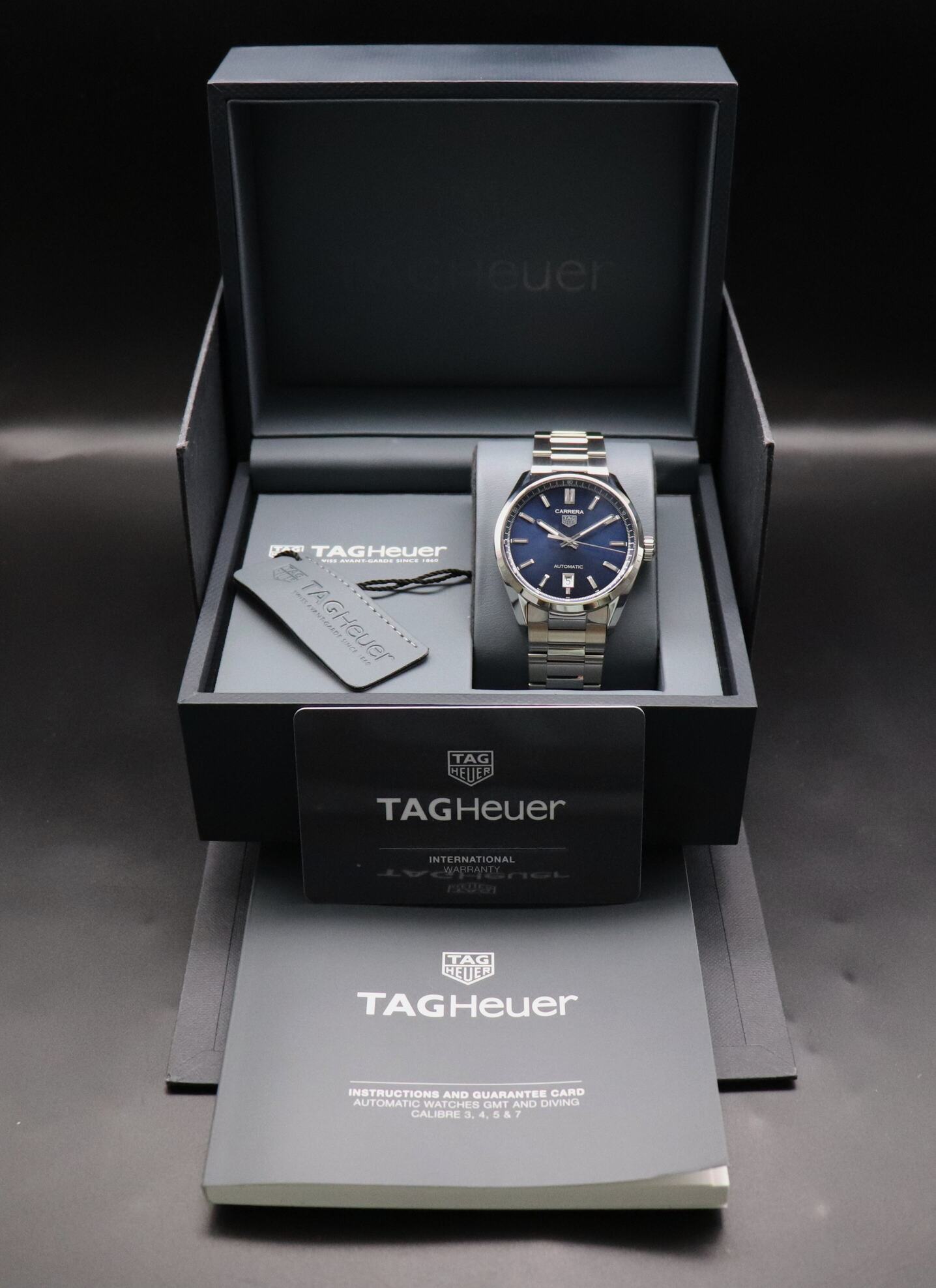 Tag Heuer Carrera Calibre 5 WBN2112.BA0639 Fullset 2024 Box+Papers