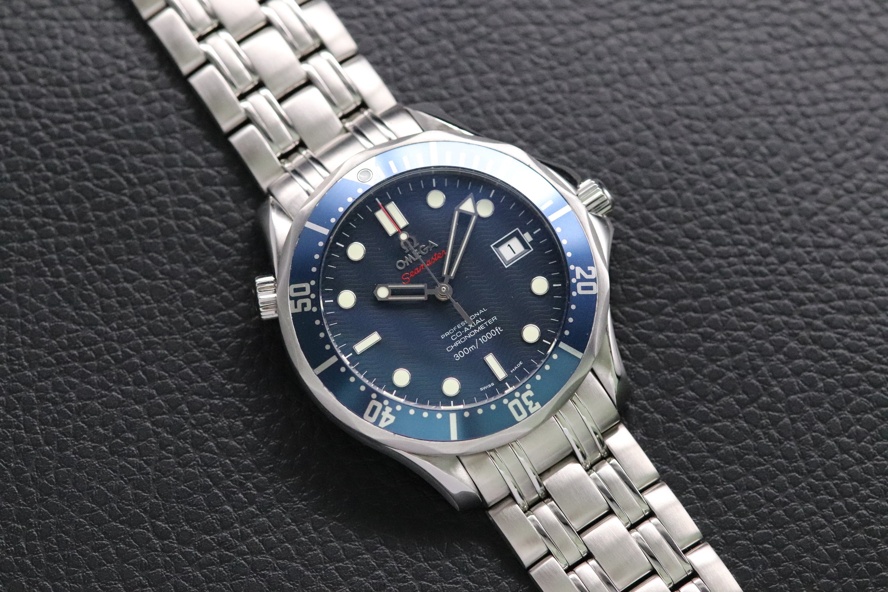 Omega Seamaster Diver 2220.80 Blue Dial 2009