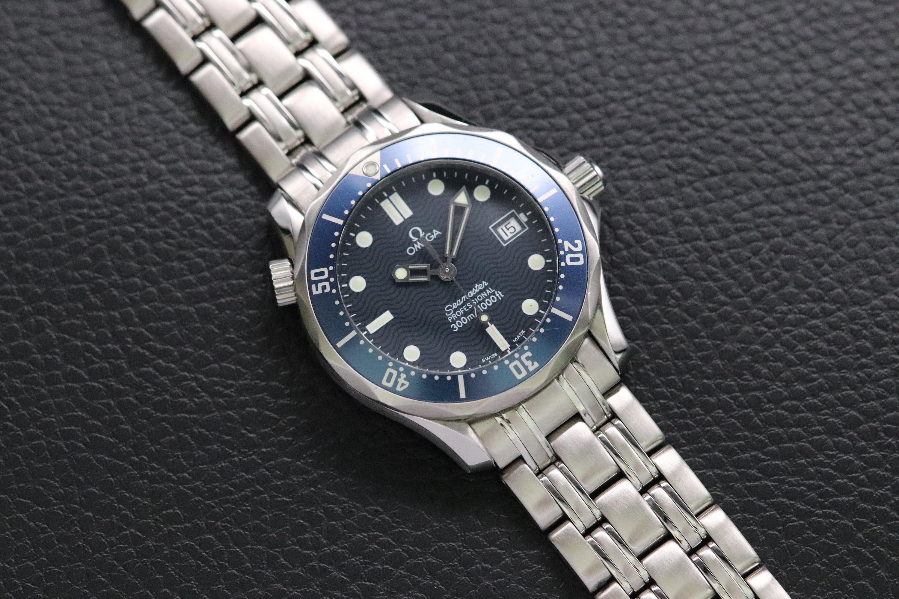 Omega Seamaster 300 2561.80 Blue Dial 1998