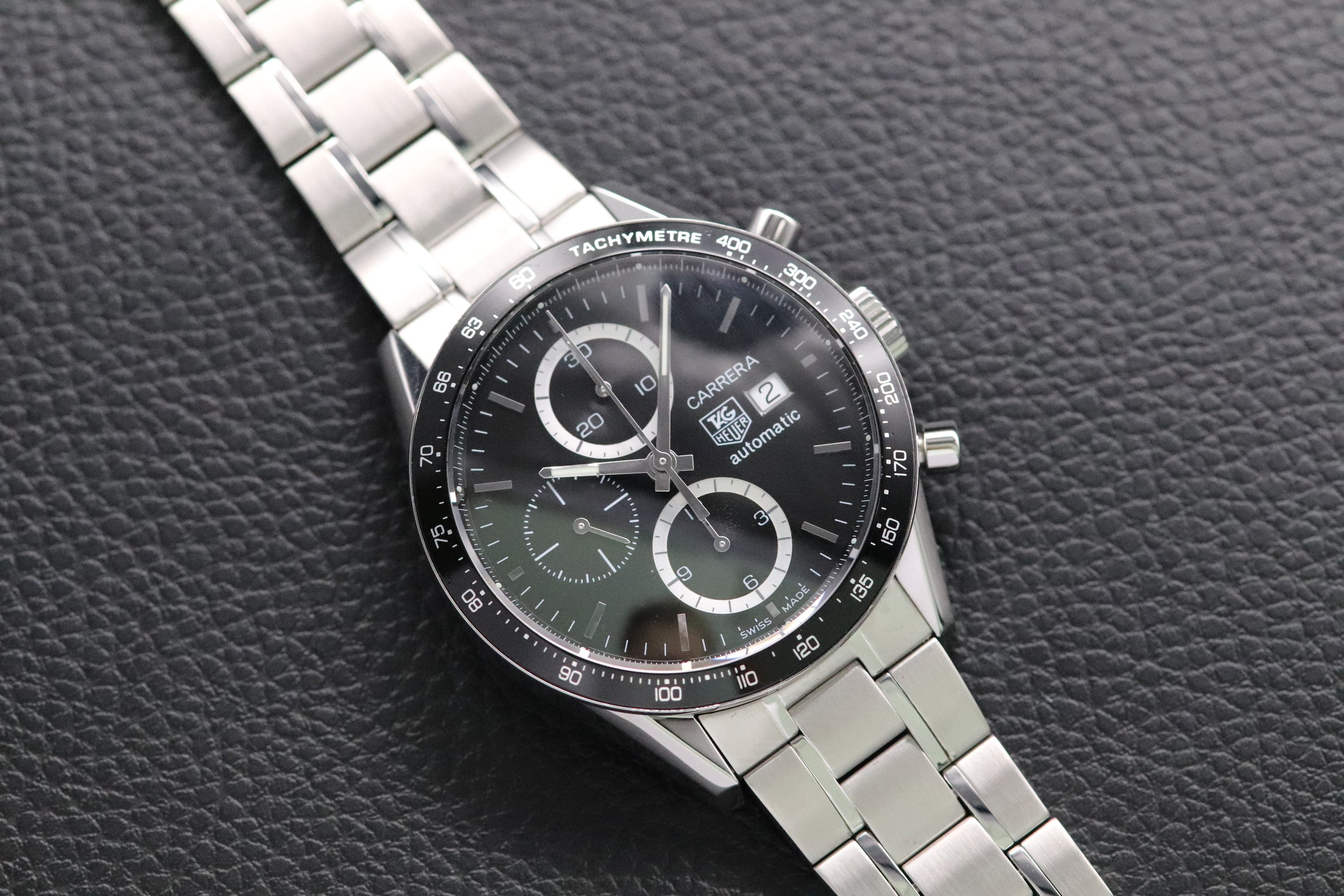 Tag Heuer Carrera Caliber 16 CV2010 Black Dial 2015