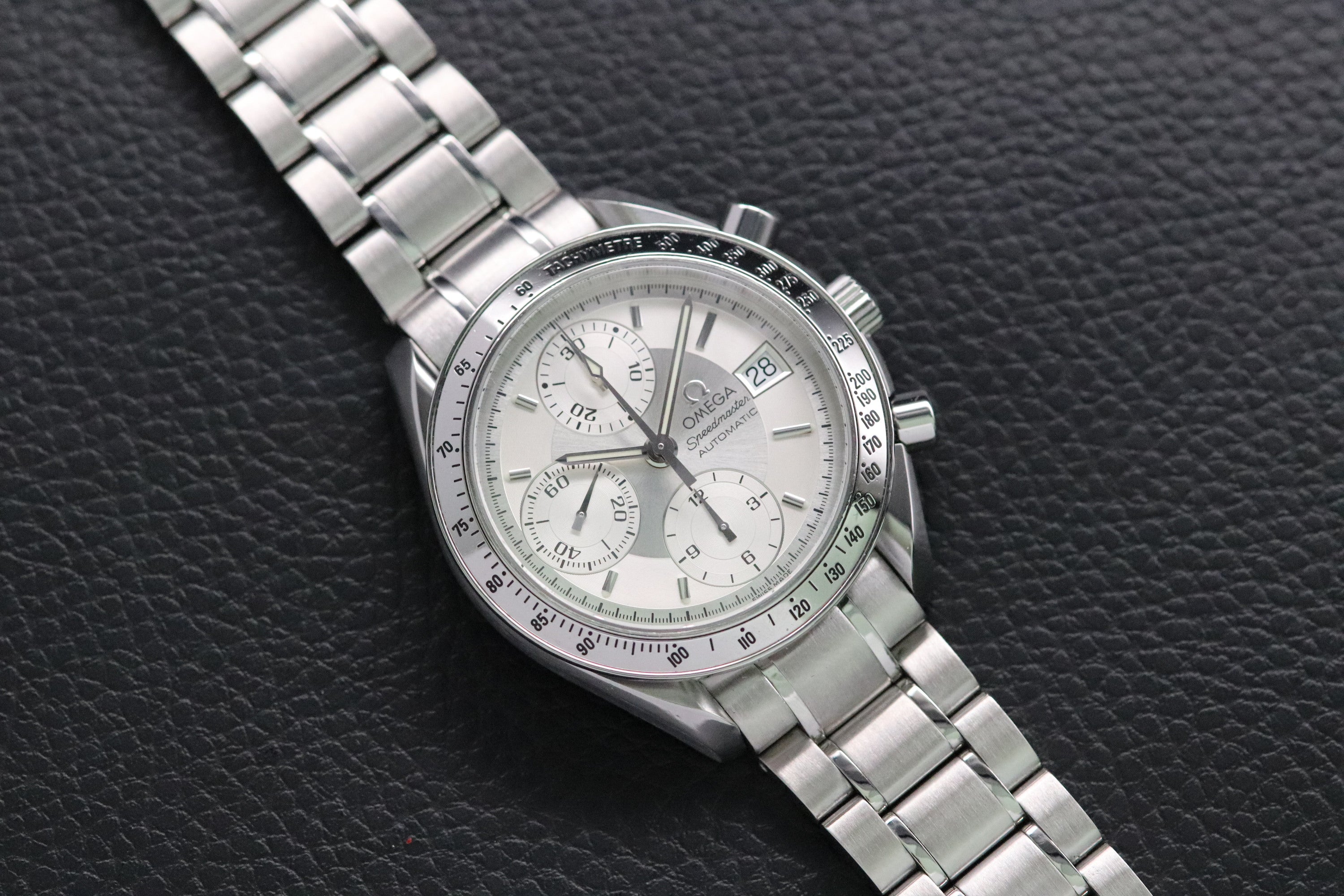 Omega Speedmaster Date 3513.30 Silver Dial 1998