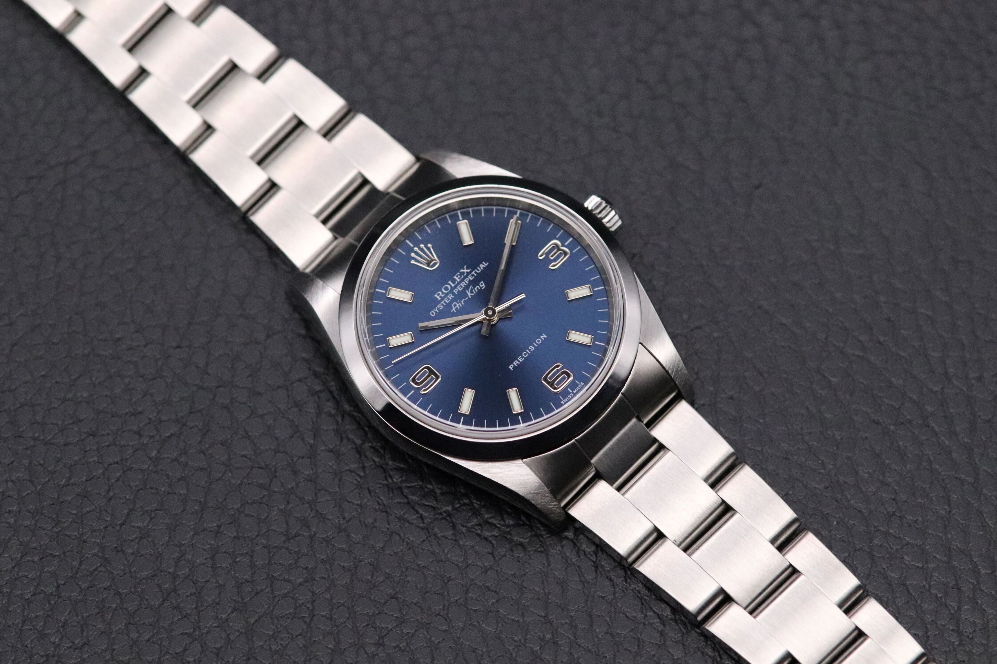 Rolex Air-King 14000 Blue NOS