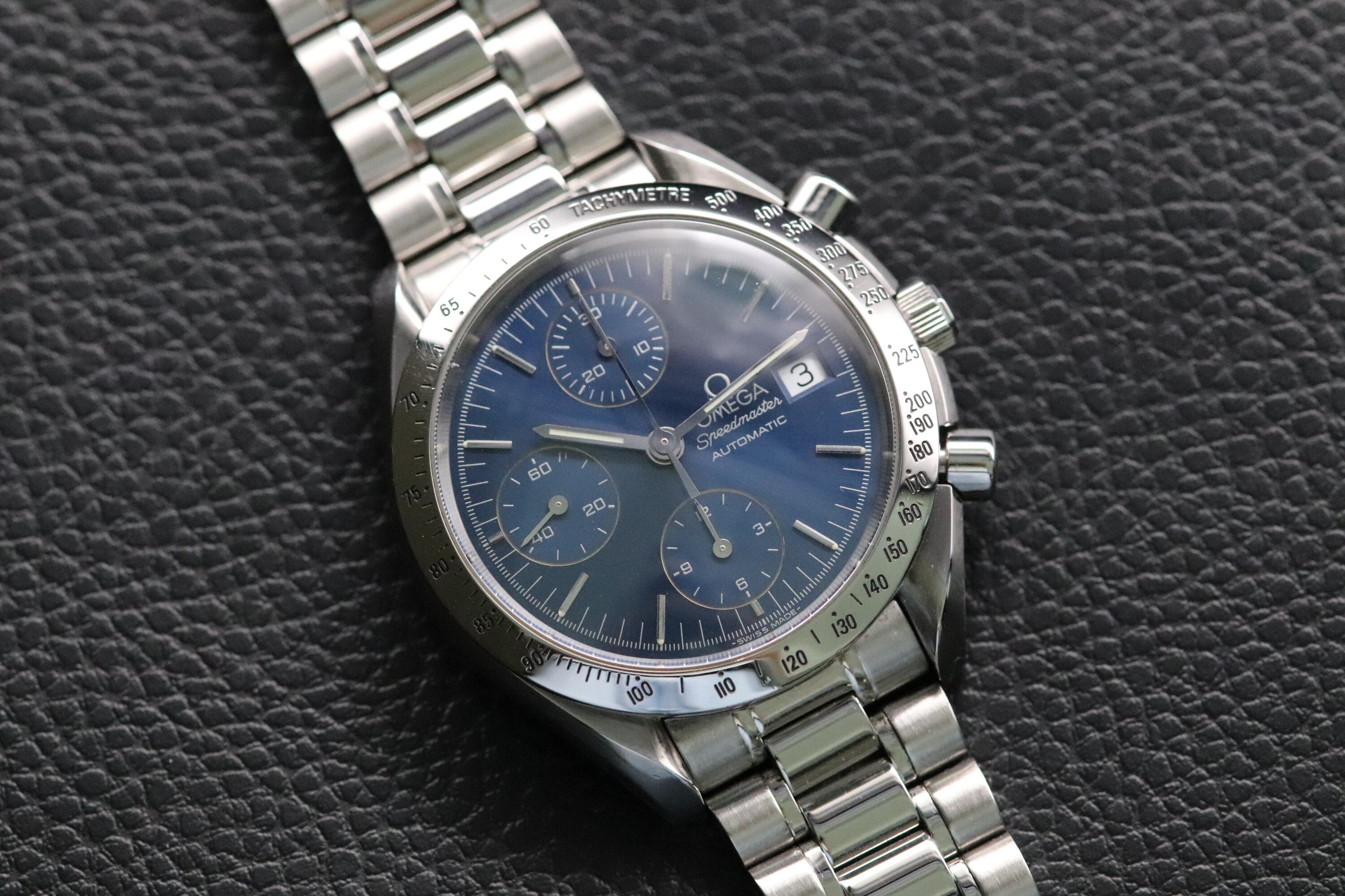 Omega Speedmaster Date 3511.80 Blue Dial 1998