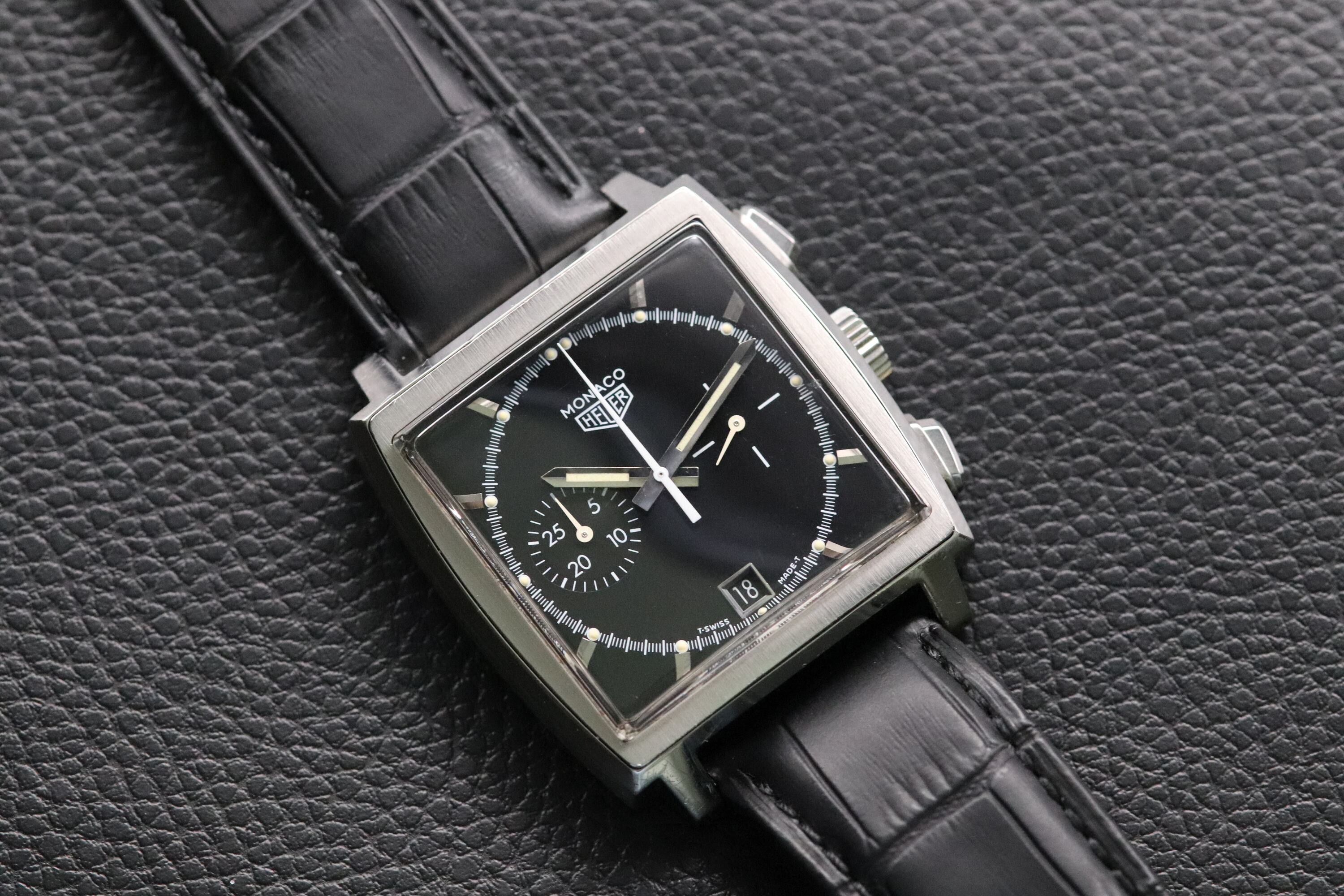 Tag Heuer Monaco CS2110 Black Dial 1997