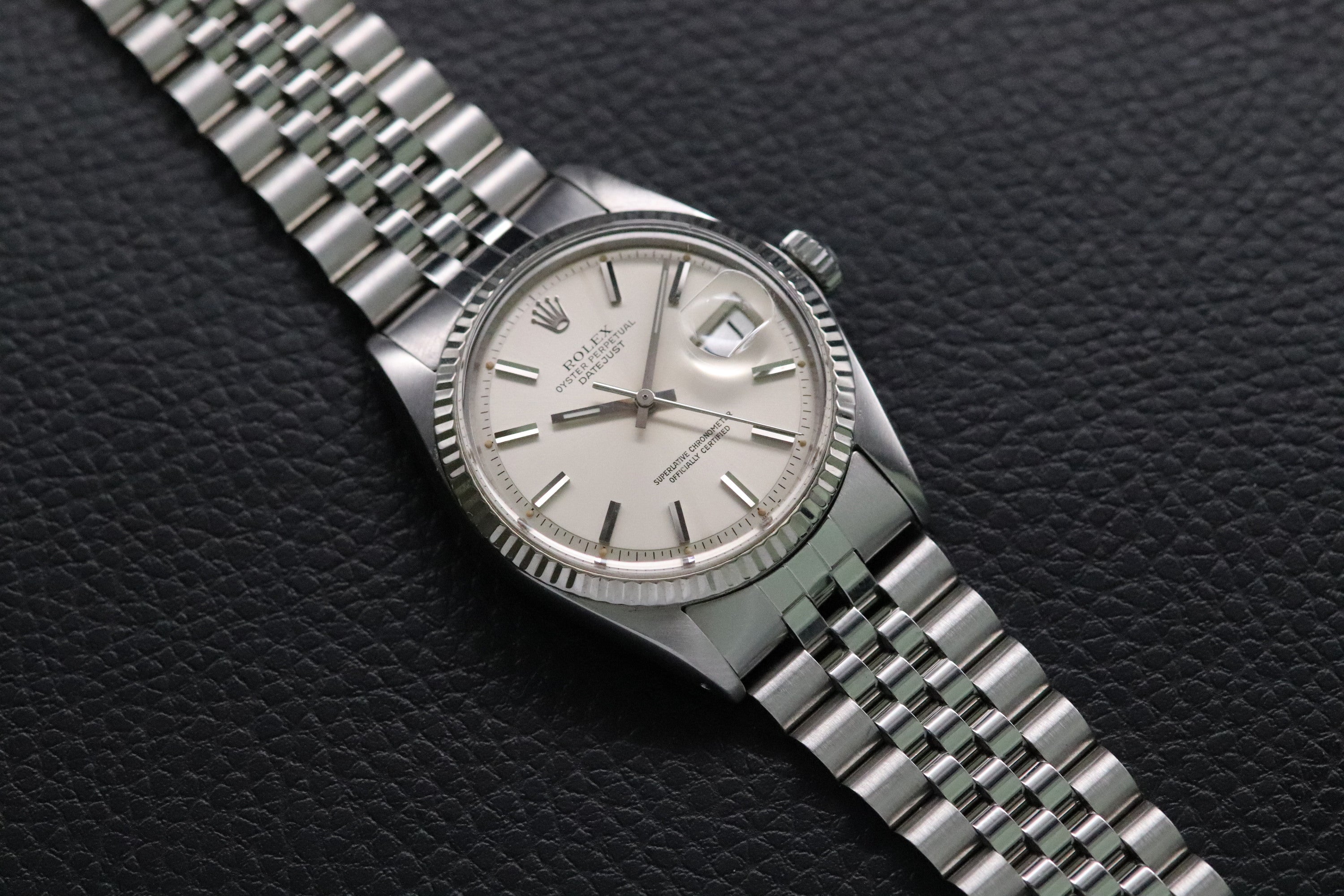 Rolex Datejust 1601 Silver Dial Papers 1977