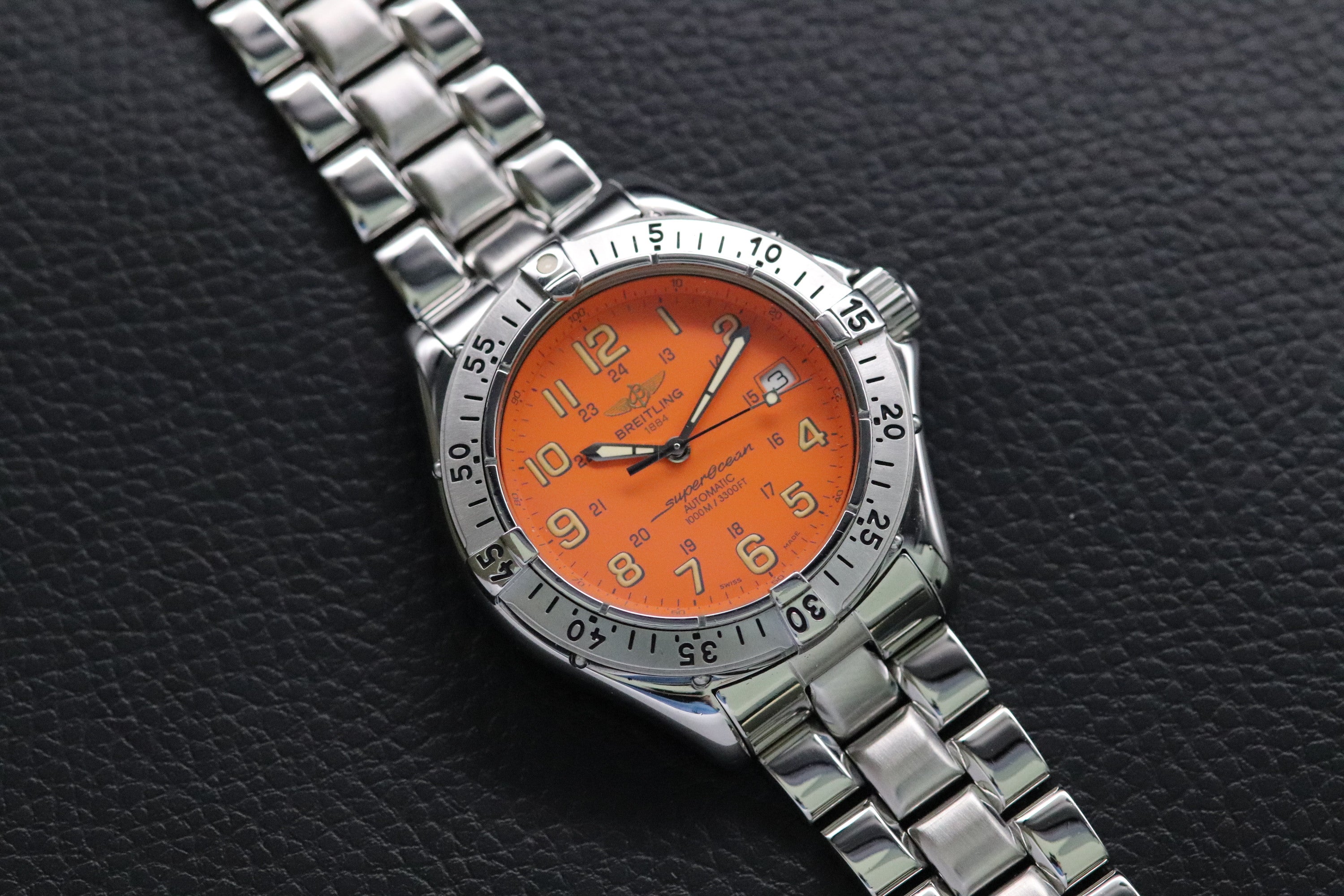Breitling Superocean A17040 Orange Dial 2000