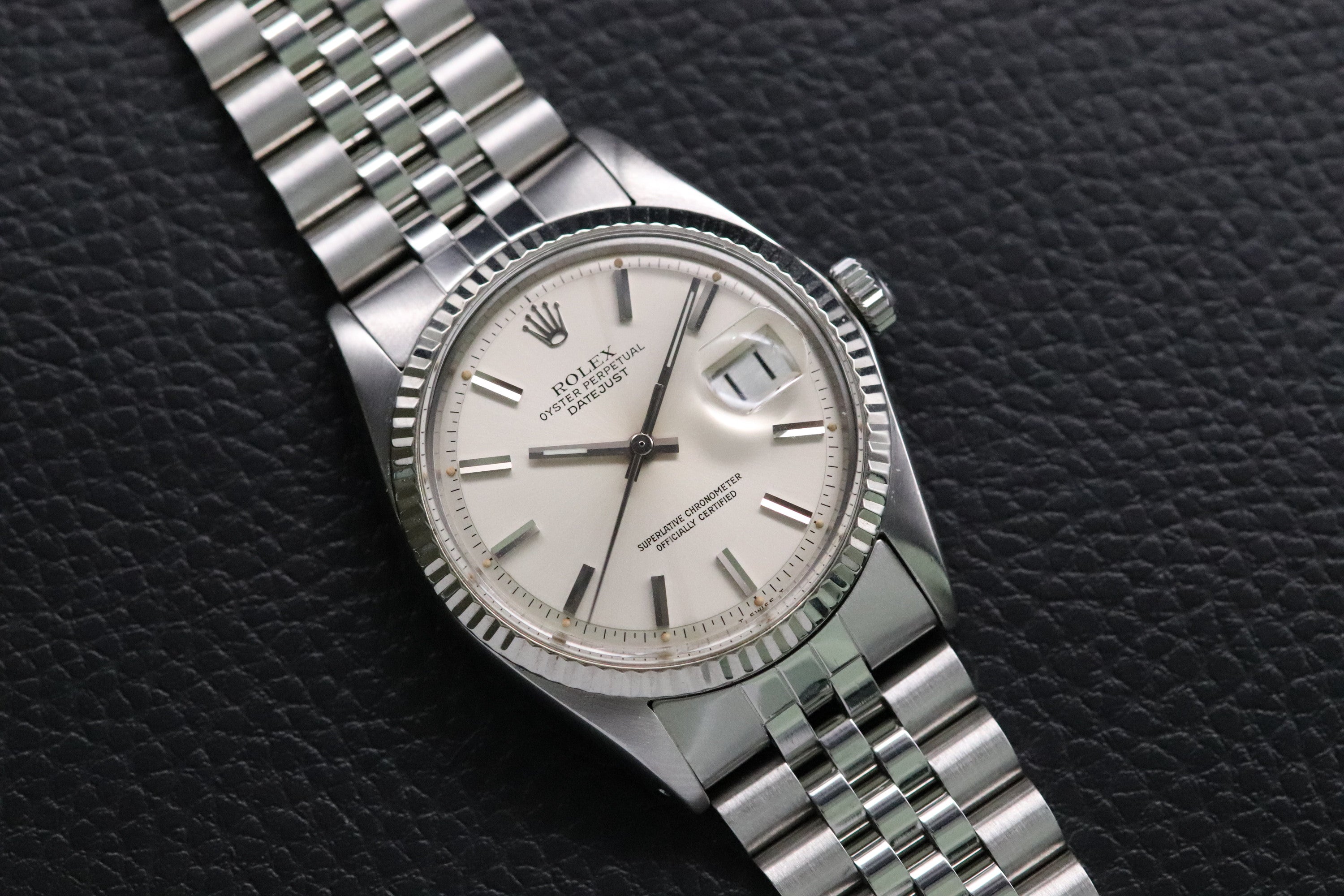 Rolex Datejust 1601 Silver Dial Papers 1977