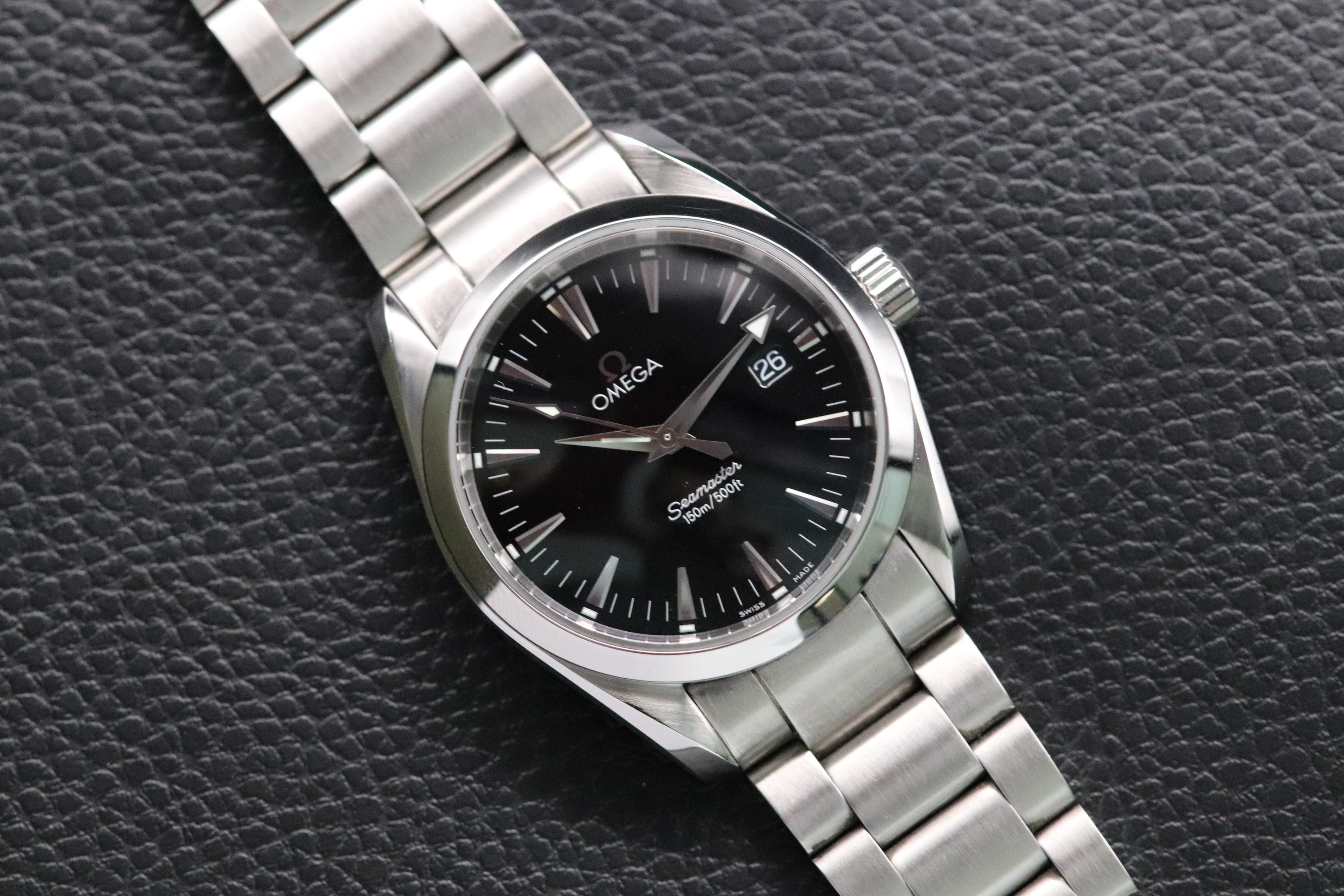Omega Seamaster Aqua Terra 2518.50 Black Dial 2004 Papers