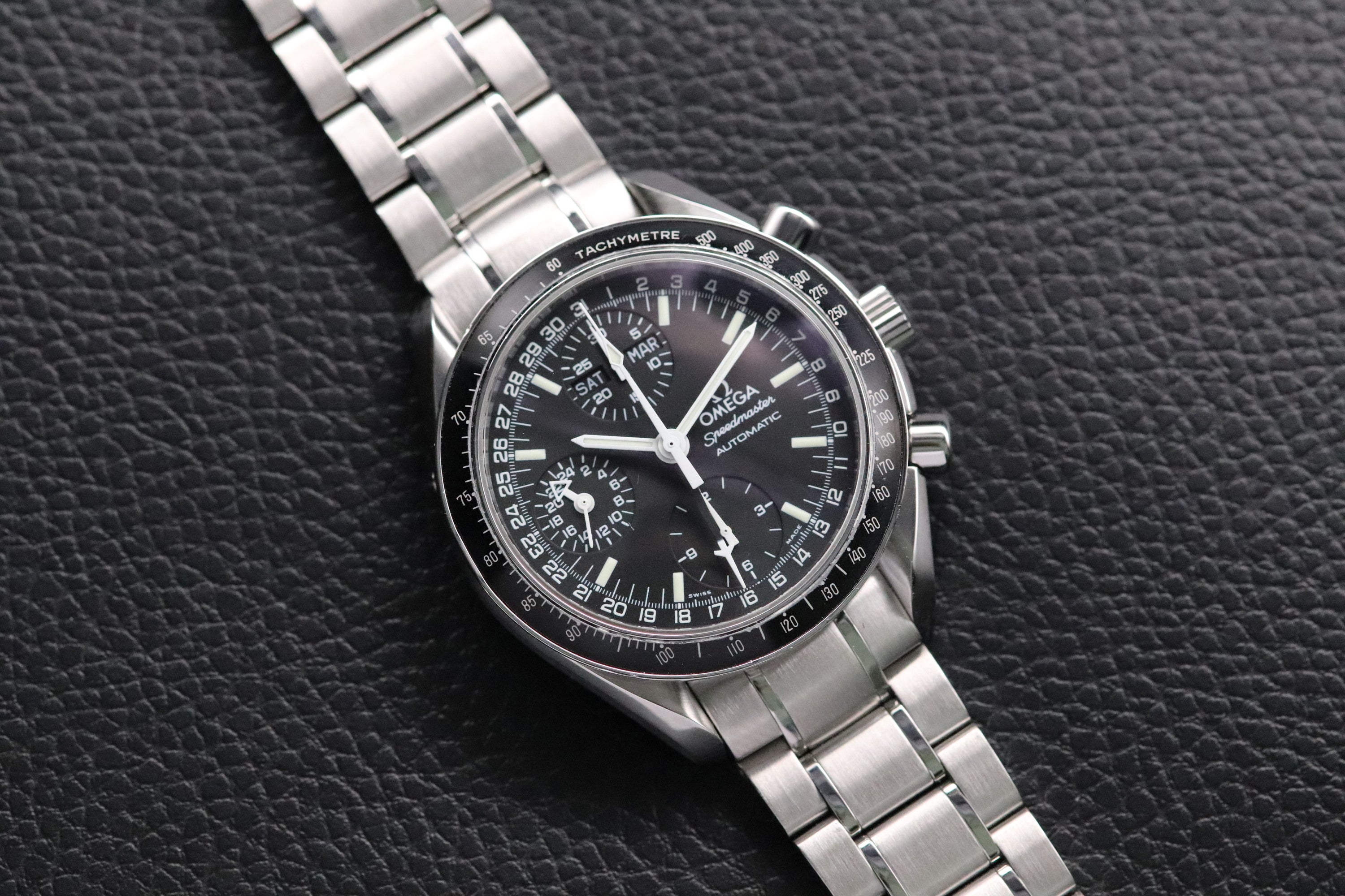 Omega Speedmaster Day Date 3520.50 Black Dial 1998