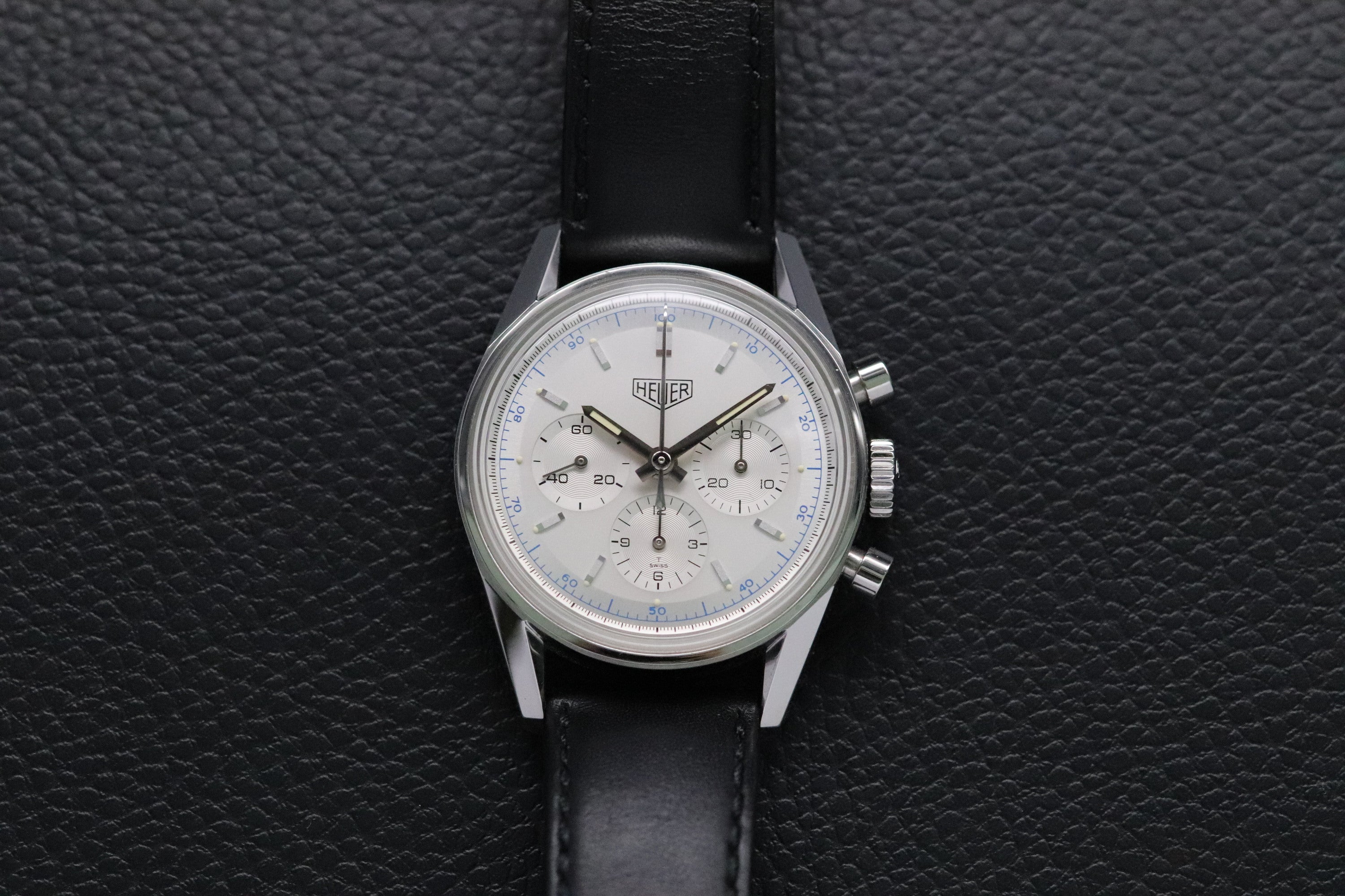 Tag Heuer CS3110 Carrera 1964 Re-Edition White Dial 2001