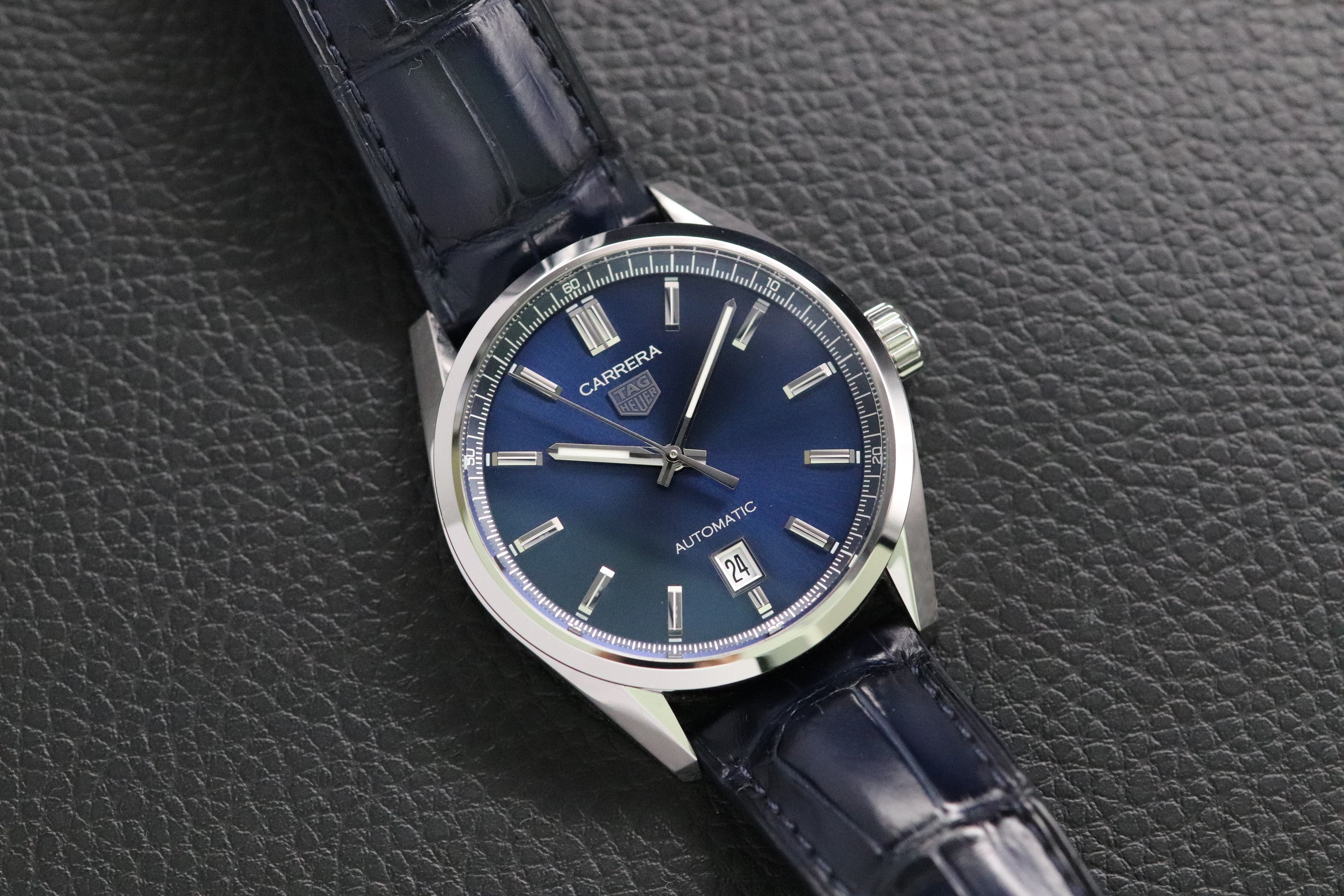 Tag Heuer Carrera Caliber 5 WBN2112-0 Blue Fullset 2022 Box+Papers