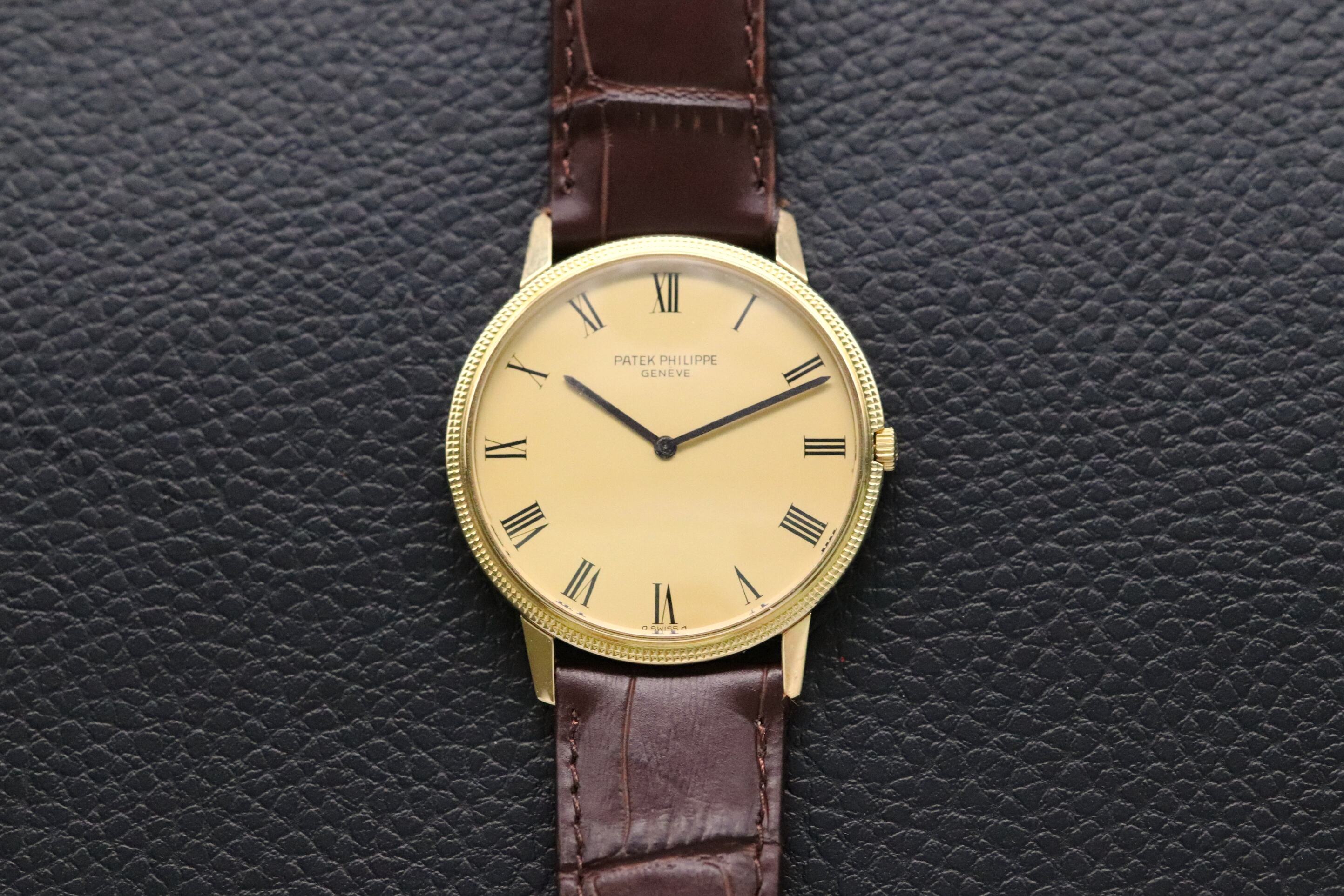 Patek Philippe Calatrava Automatic 3590 Gold 18kt Clous De Paris