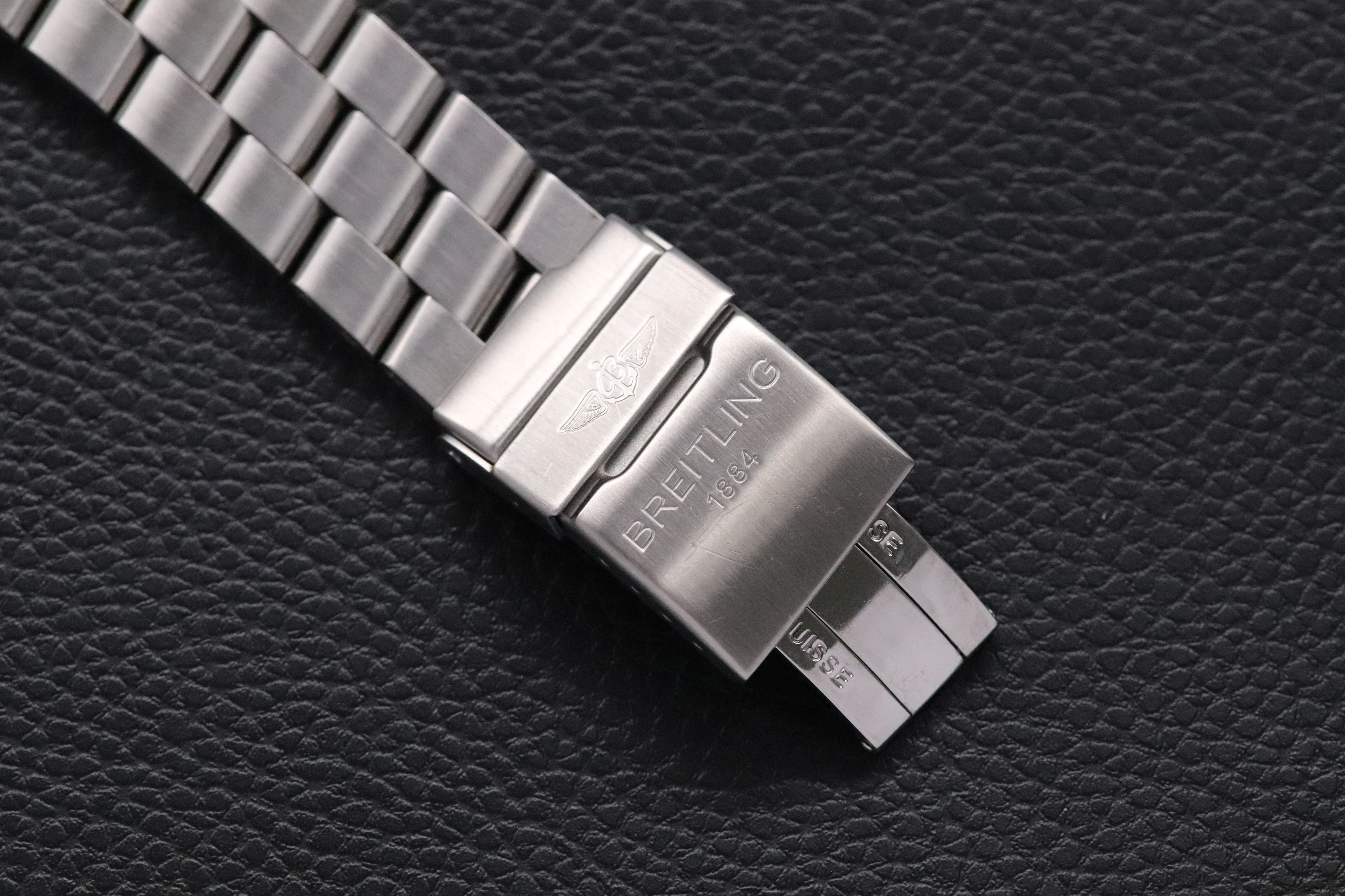 Breitling Superocean Steelfish A17390 Black Dial 2008