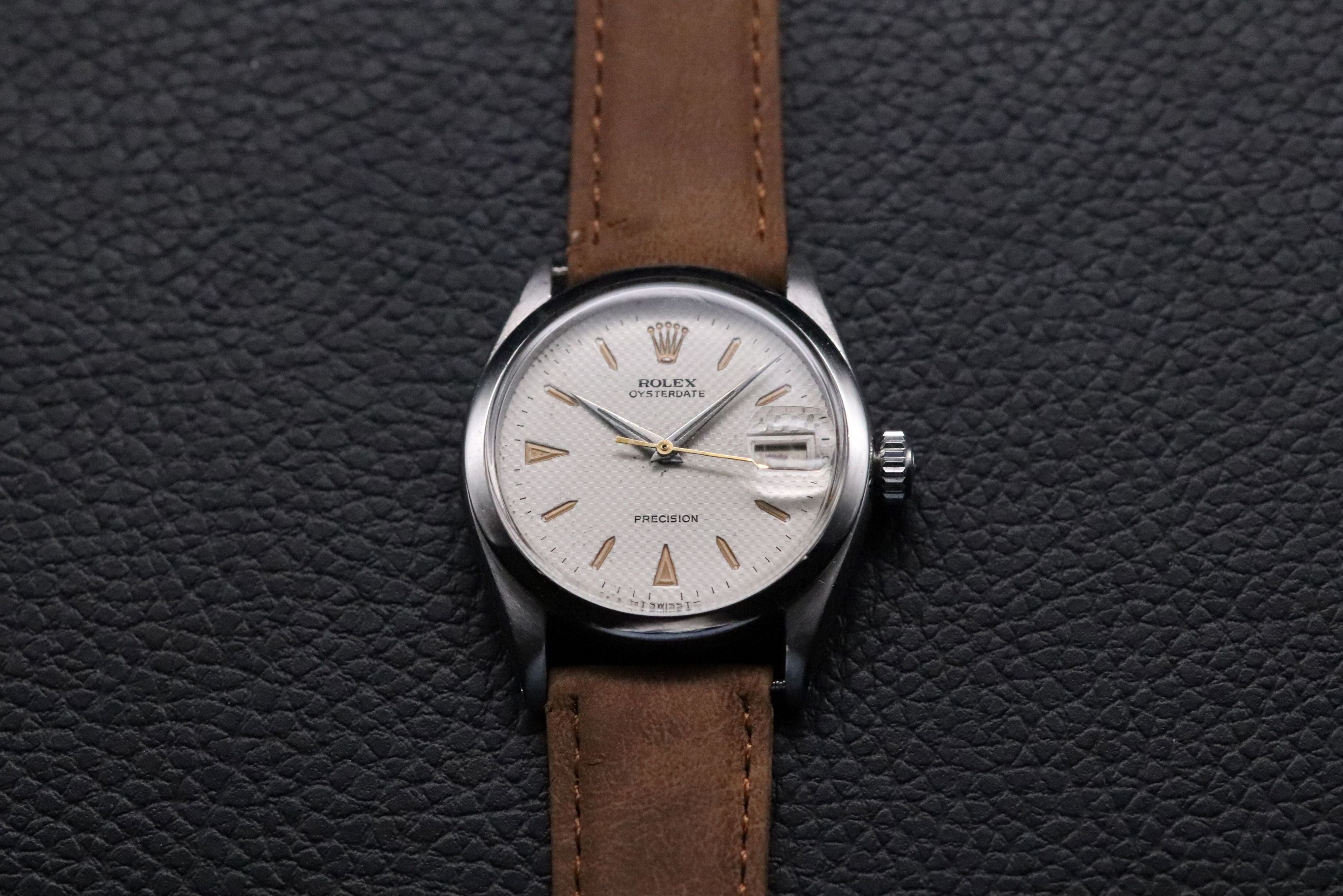 Rolex Oysterdate 6294 Waffle Dial