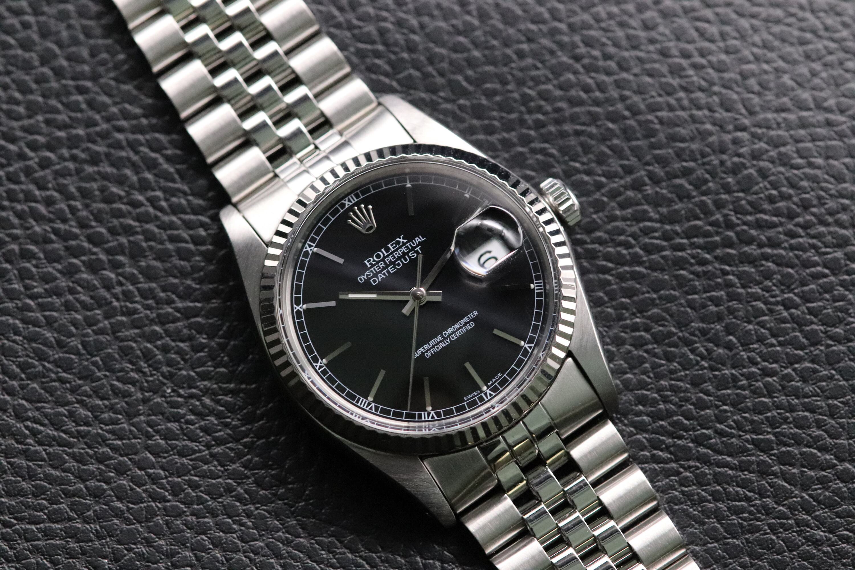 Rolex Datejust 16014 Black Dial 1985