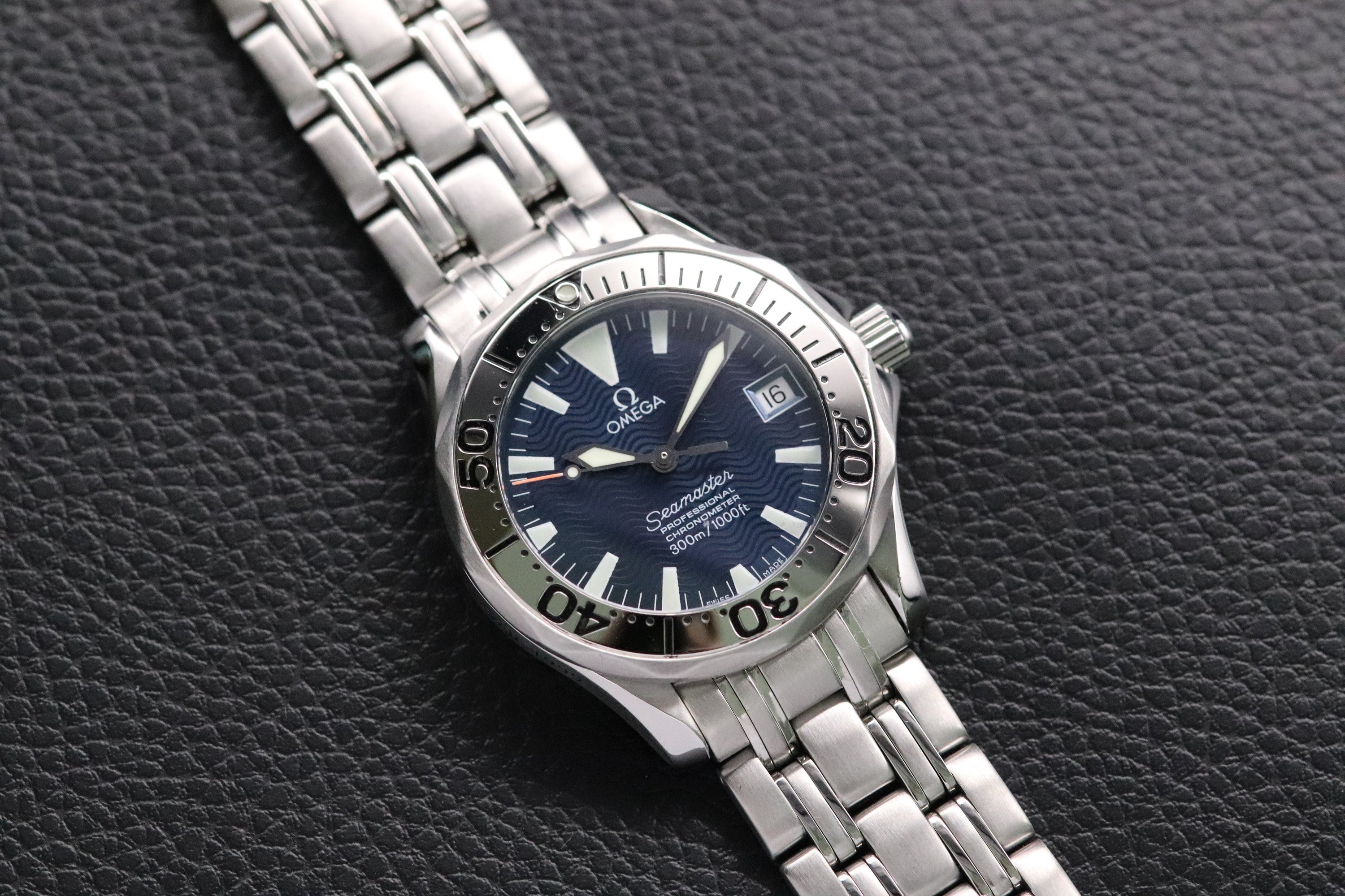 Omega Seamaster 300 2554.80 Blue Dial 1999