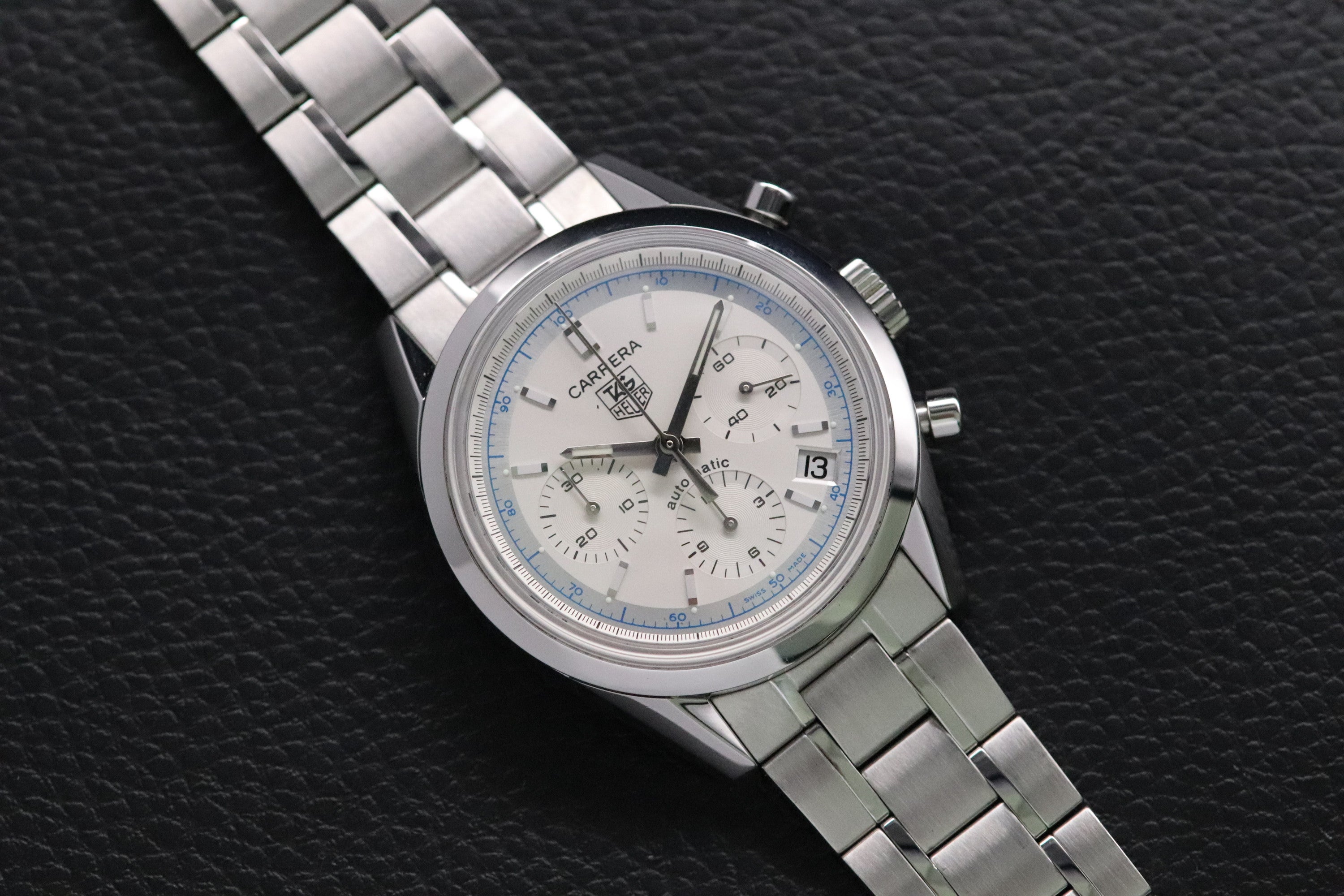 Tag Heuer Carrera Caliber 17 CV2110 Silver Dial 2003