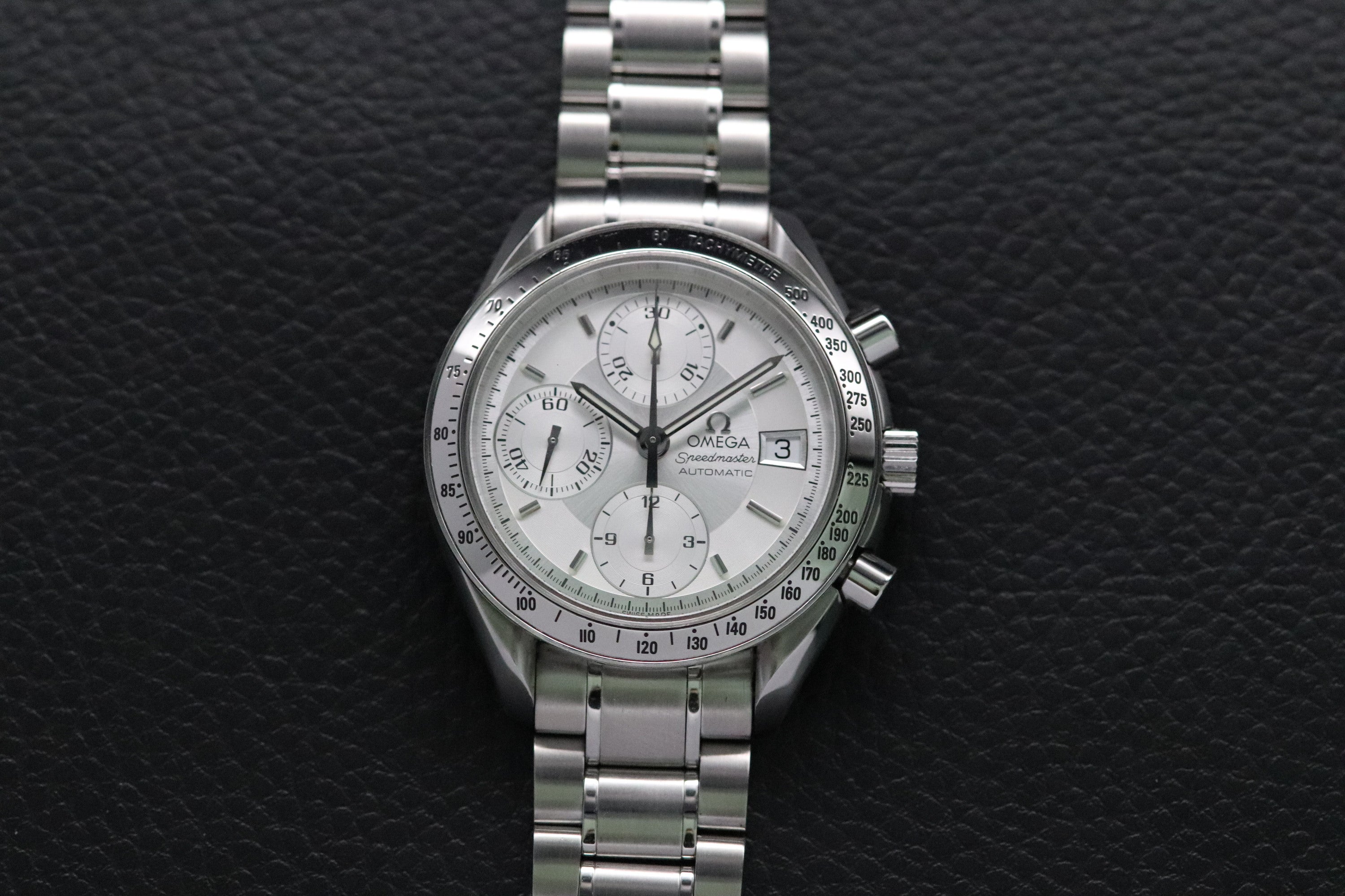 Omega Speedmaster Date 3513.30 Silver Dial 1998