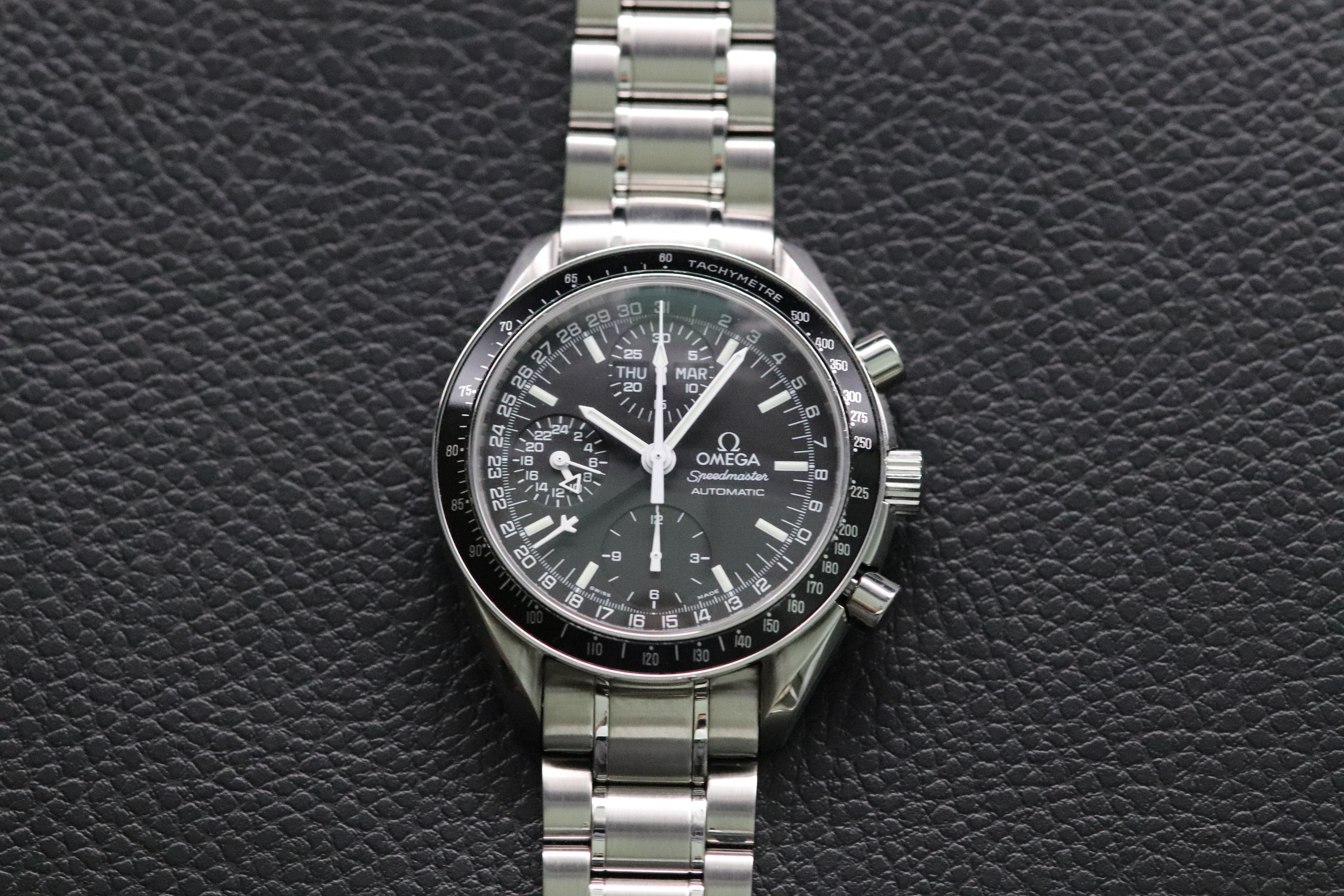 Omega Speedmaster Day Date 3520.50 Black Dial 1998