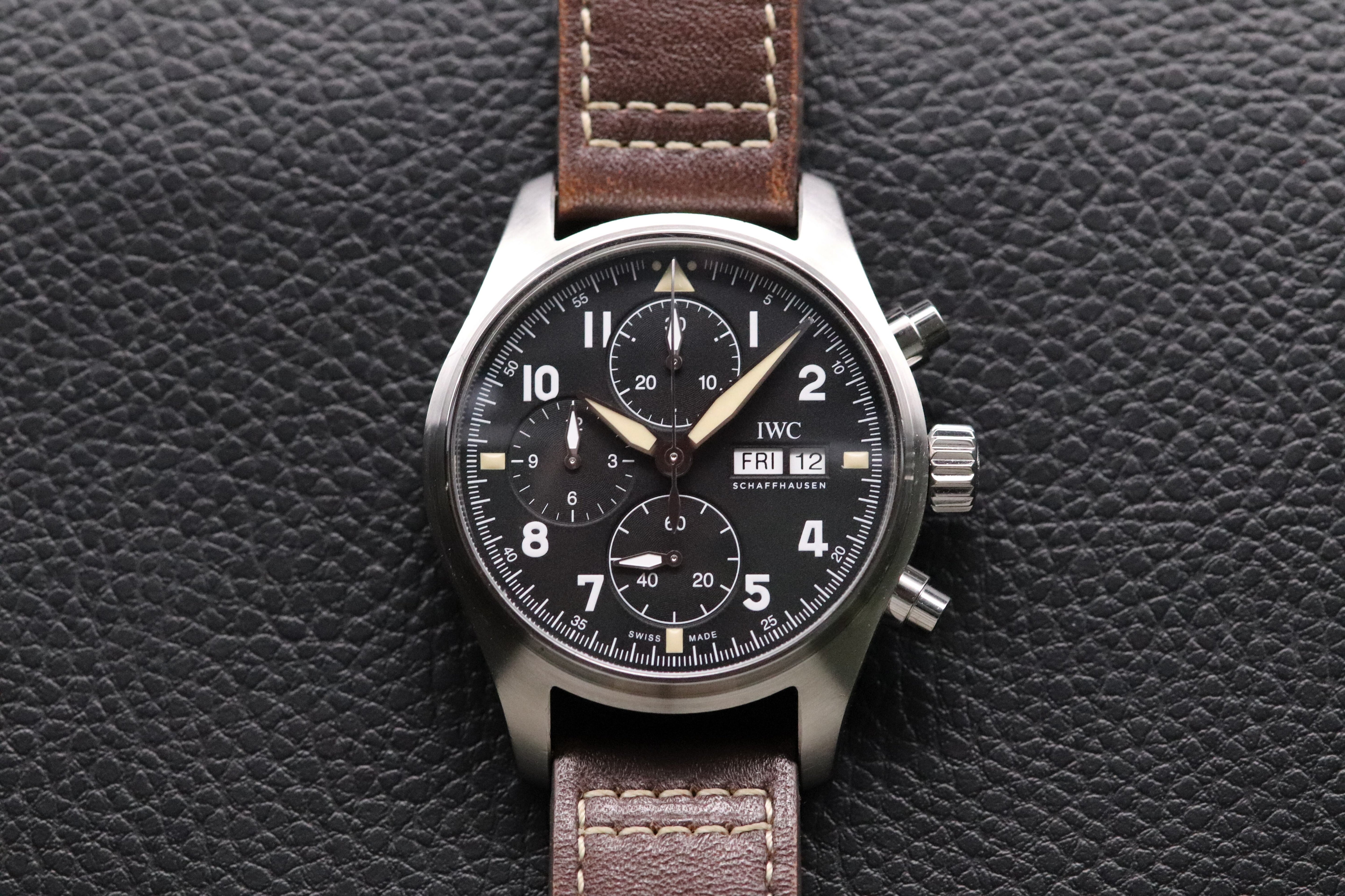 IWC Pilot's Watch Spitfire Chrono IW387903 Papers