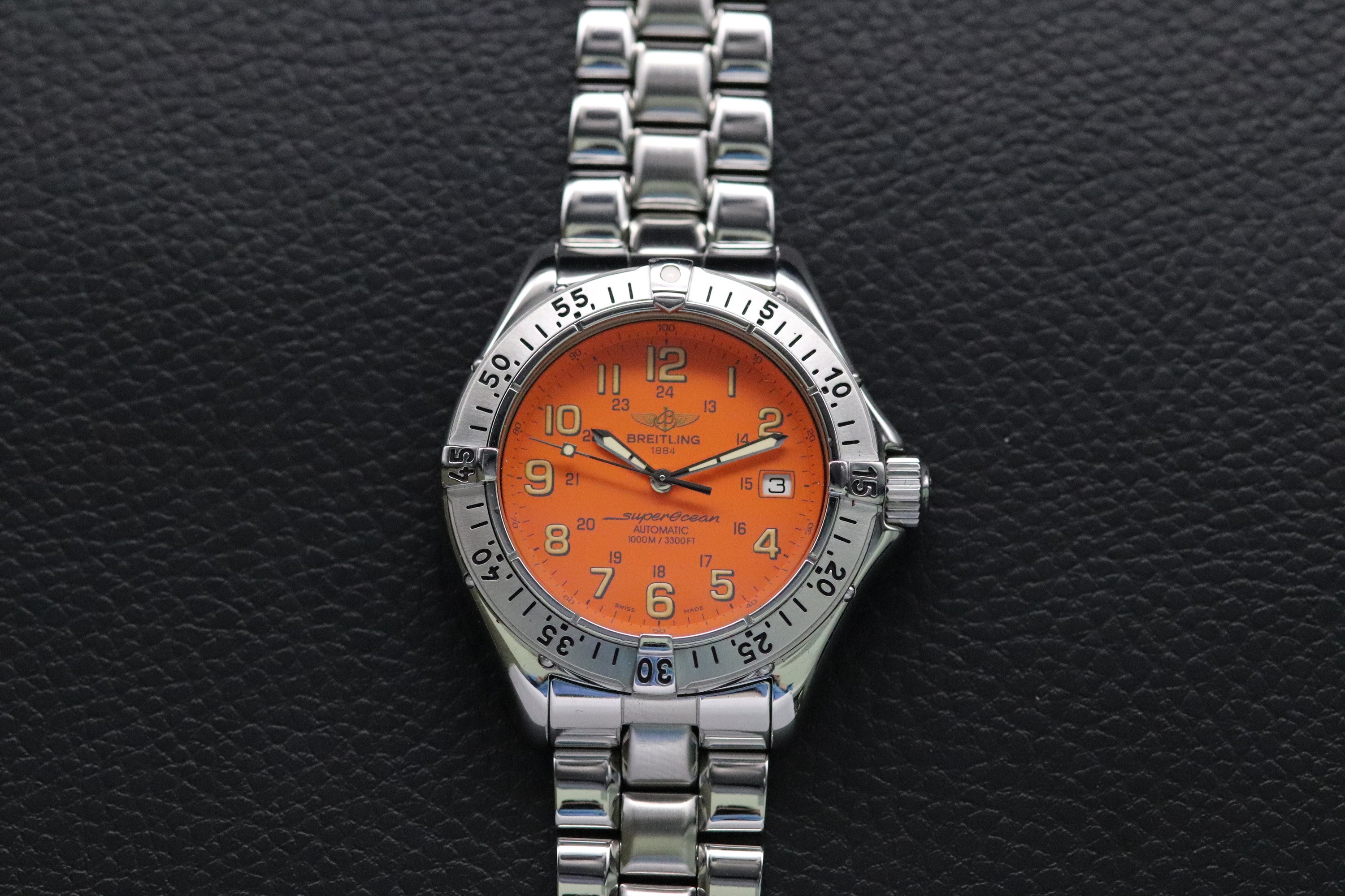 Breitling Superocean A17040 Orange Dial 2000