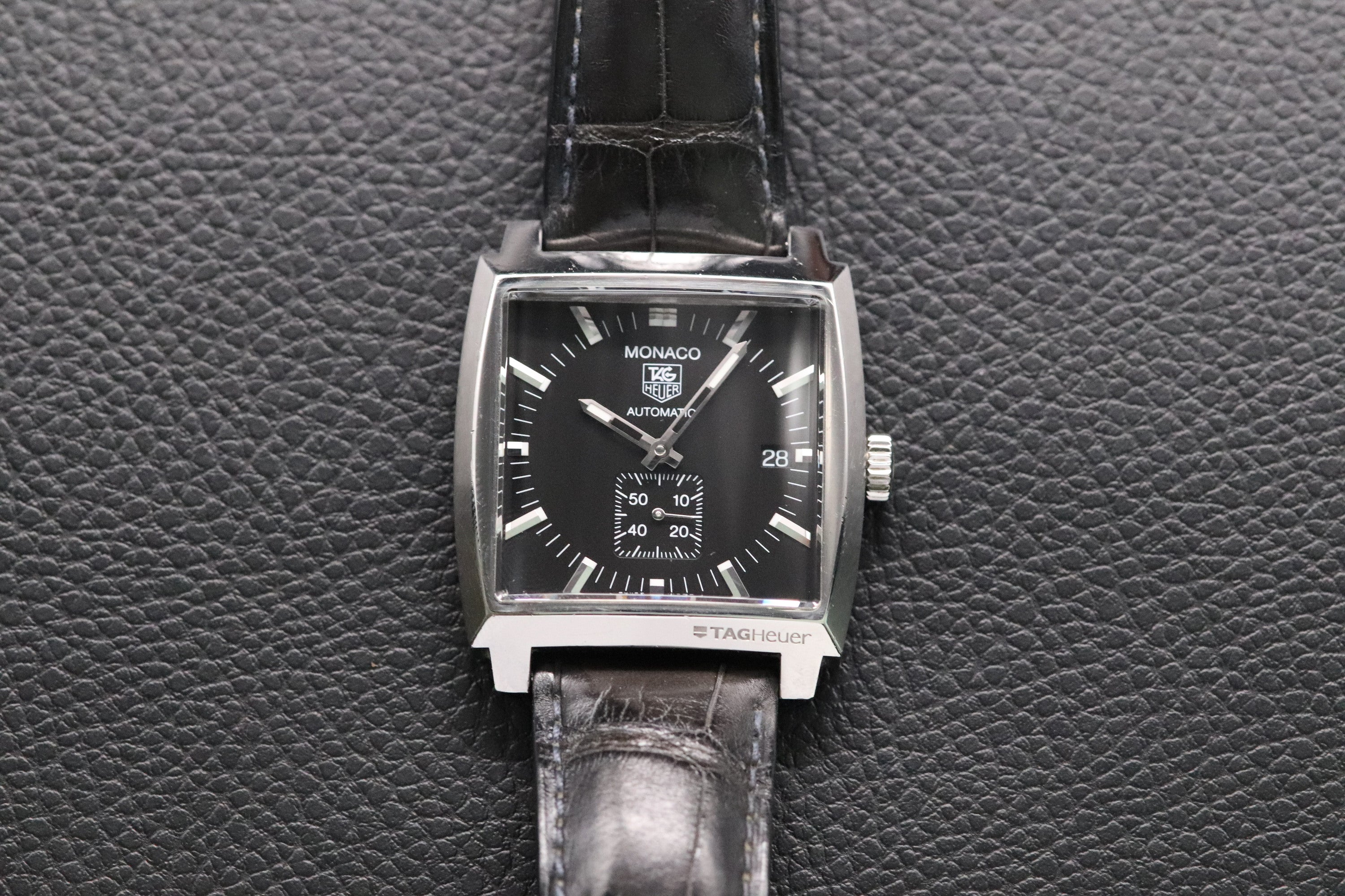Tag Heuer Monaco WW2110 Black Dial 2010