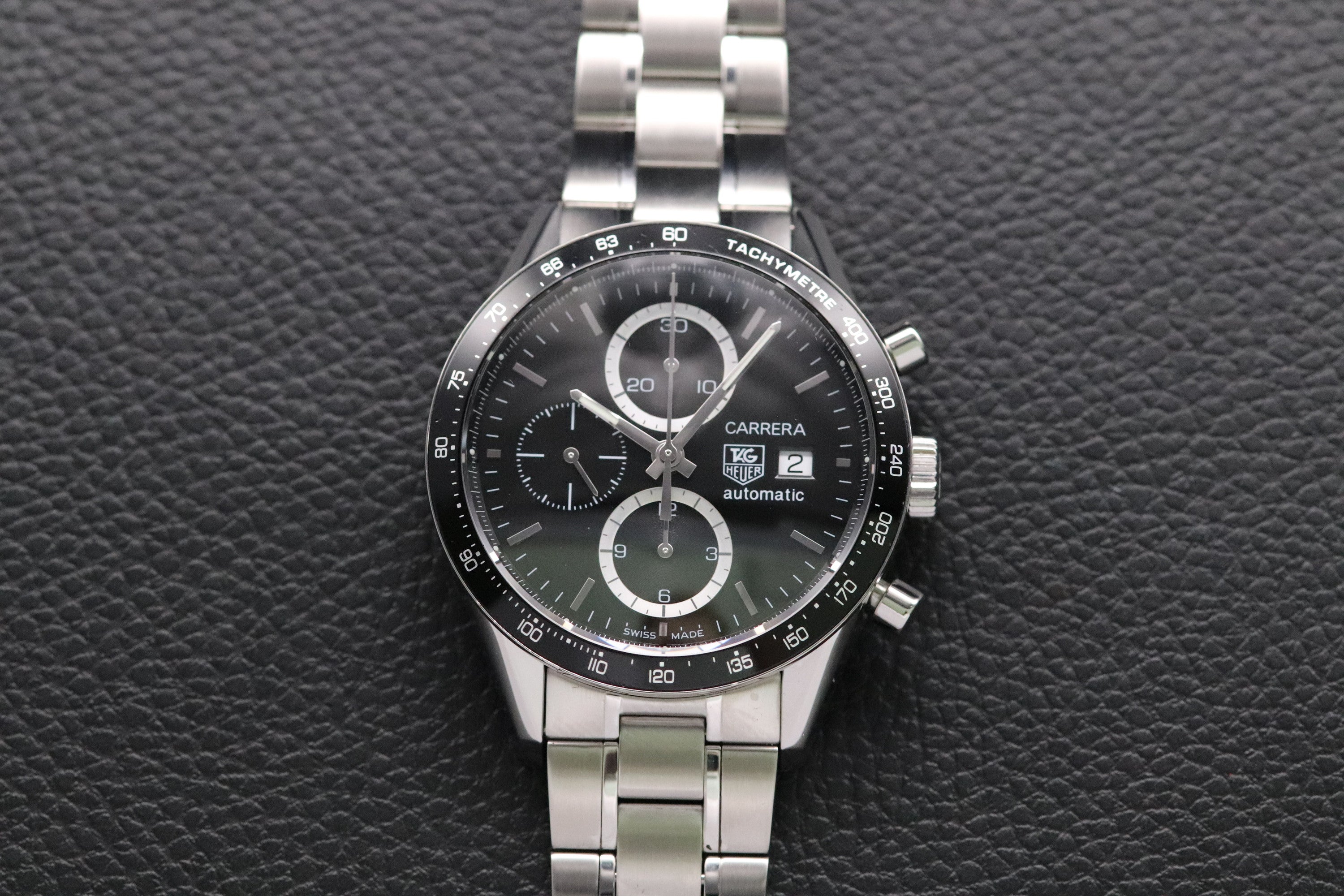 Tag Heuer Carrera Caliber 16 CV2010 Black Dial 2015