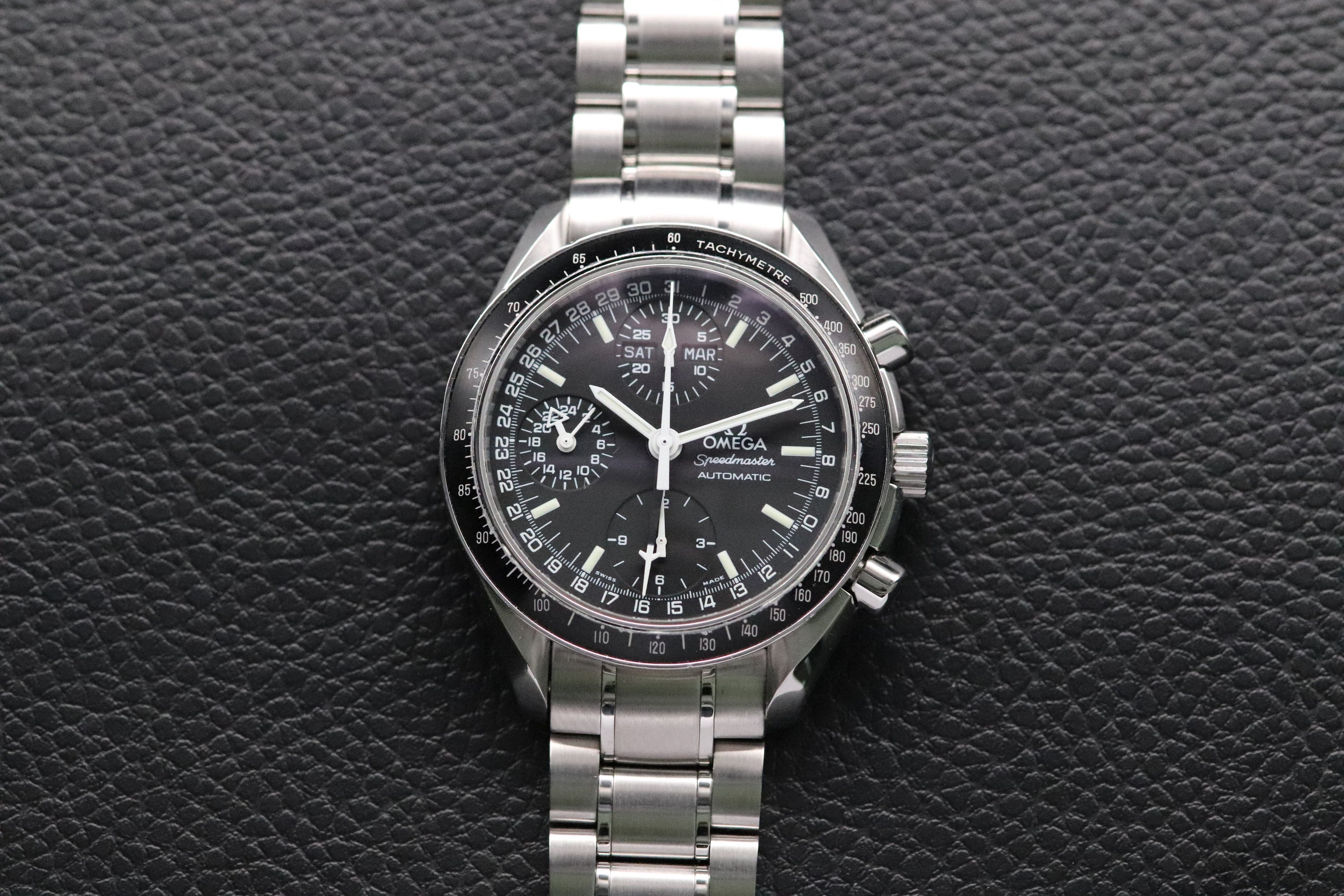 Omega Speedmaster Day Date 3520.50 Black Dial 1998
