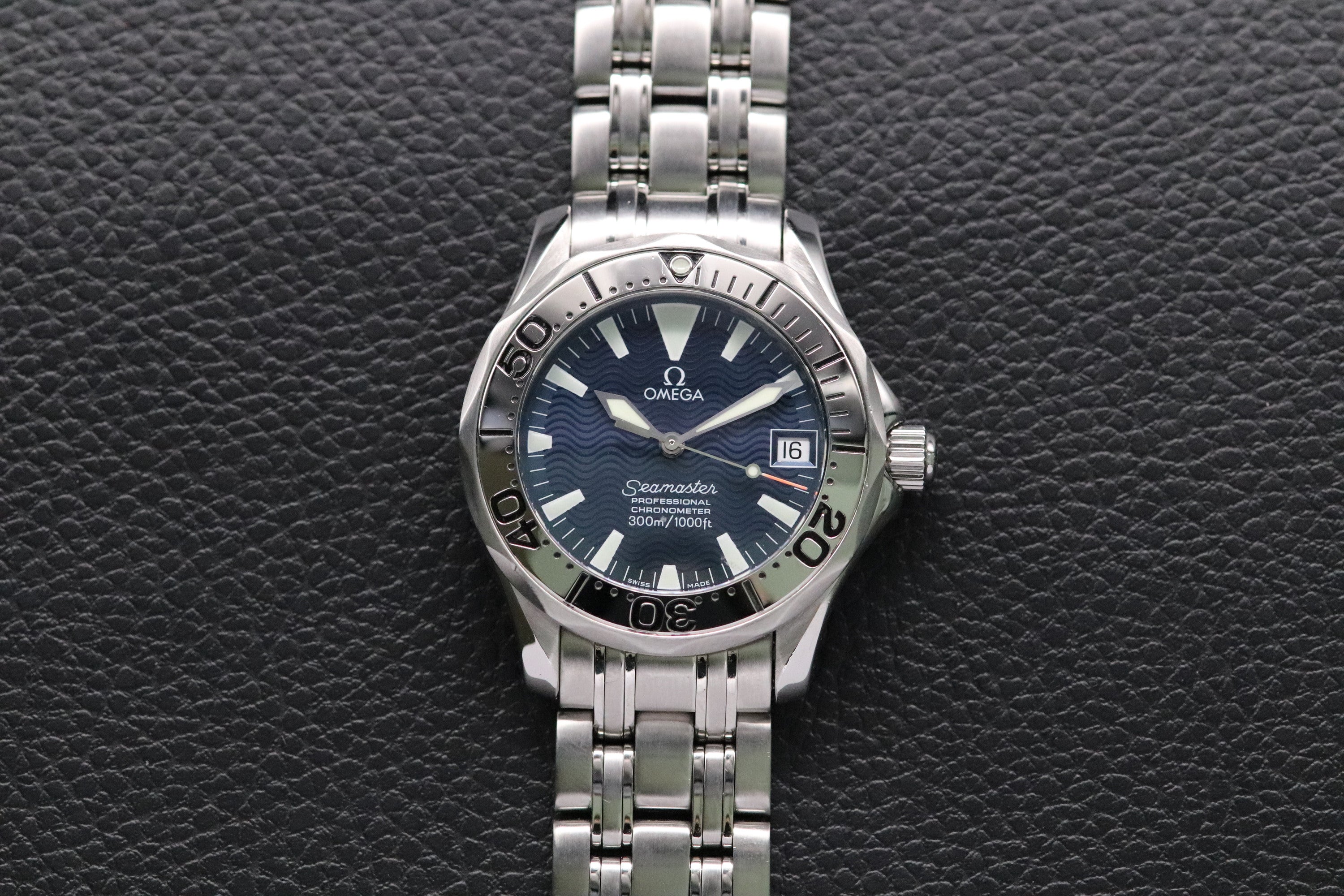 Omega Seamaster 300 2554.80 Blue Dial 1999