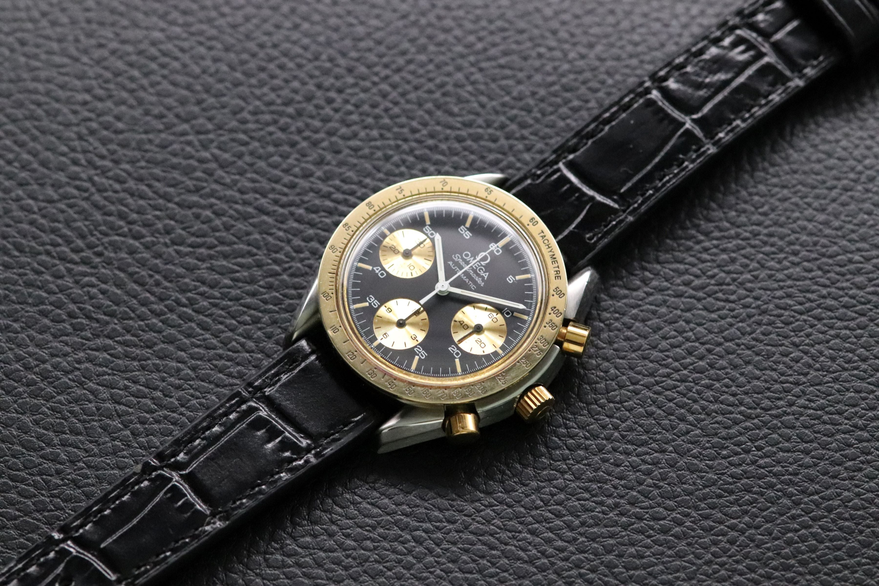 Omega Speedmaster Reduced 175.0033 Gold 1992 Papers
